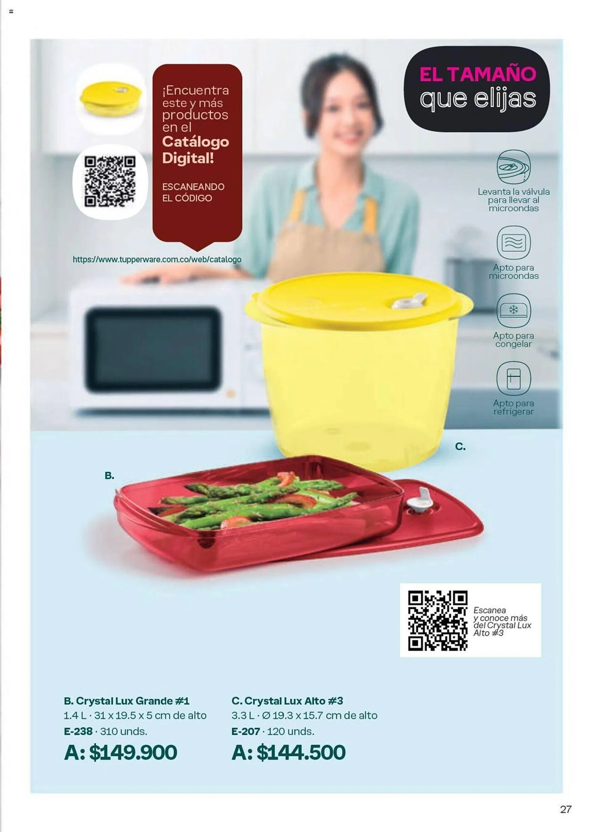 Catalogo de Catálogo Tupperware 4 de octubre al 31 de octubre 2024 - Pag 27