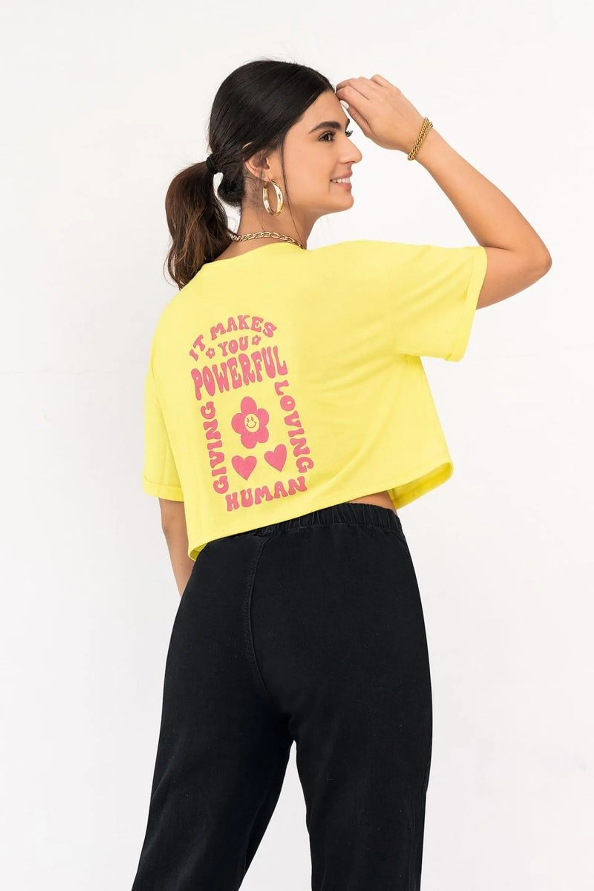 CAMISETA MANGA CORTA Amarillo