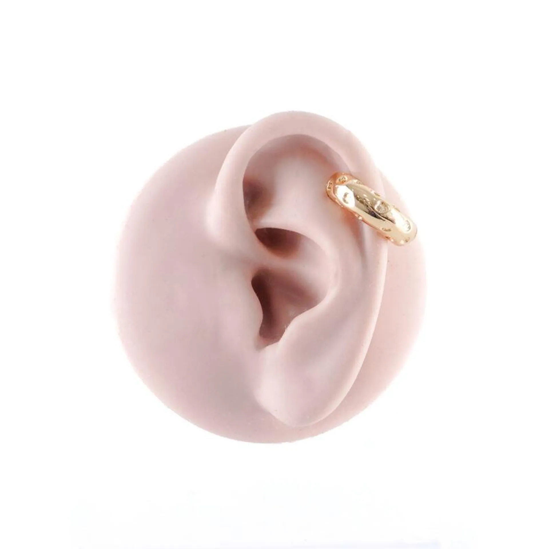 EAR CUFF LISO 18K DOR