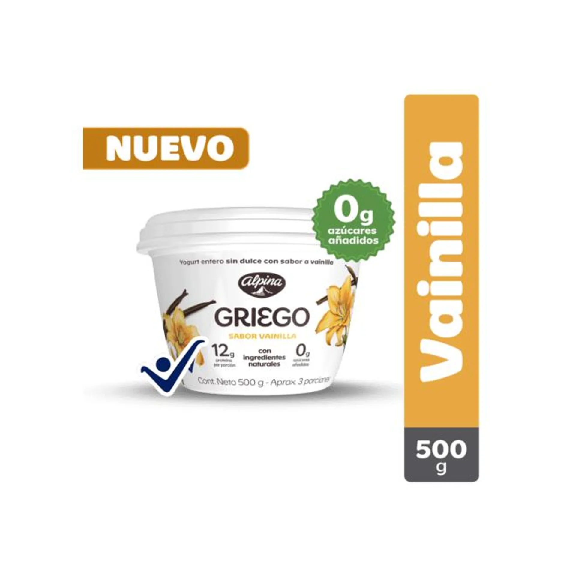 Griego Vainilla 500 g