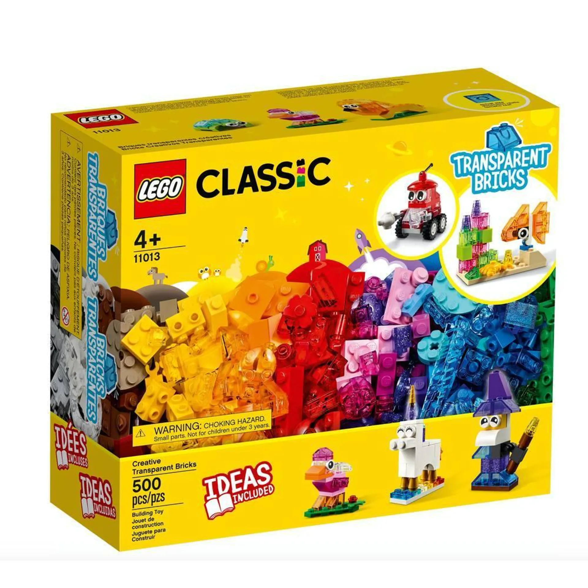 LEGO® Ladrillos Creativos Transparentes