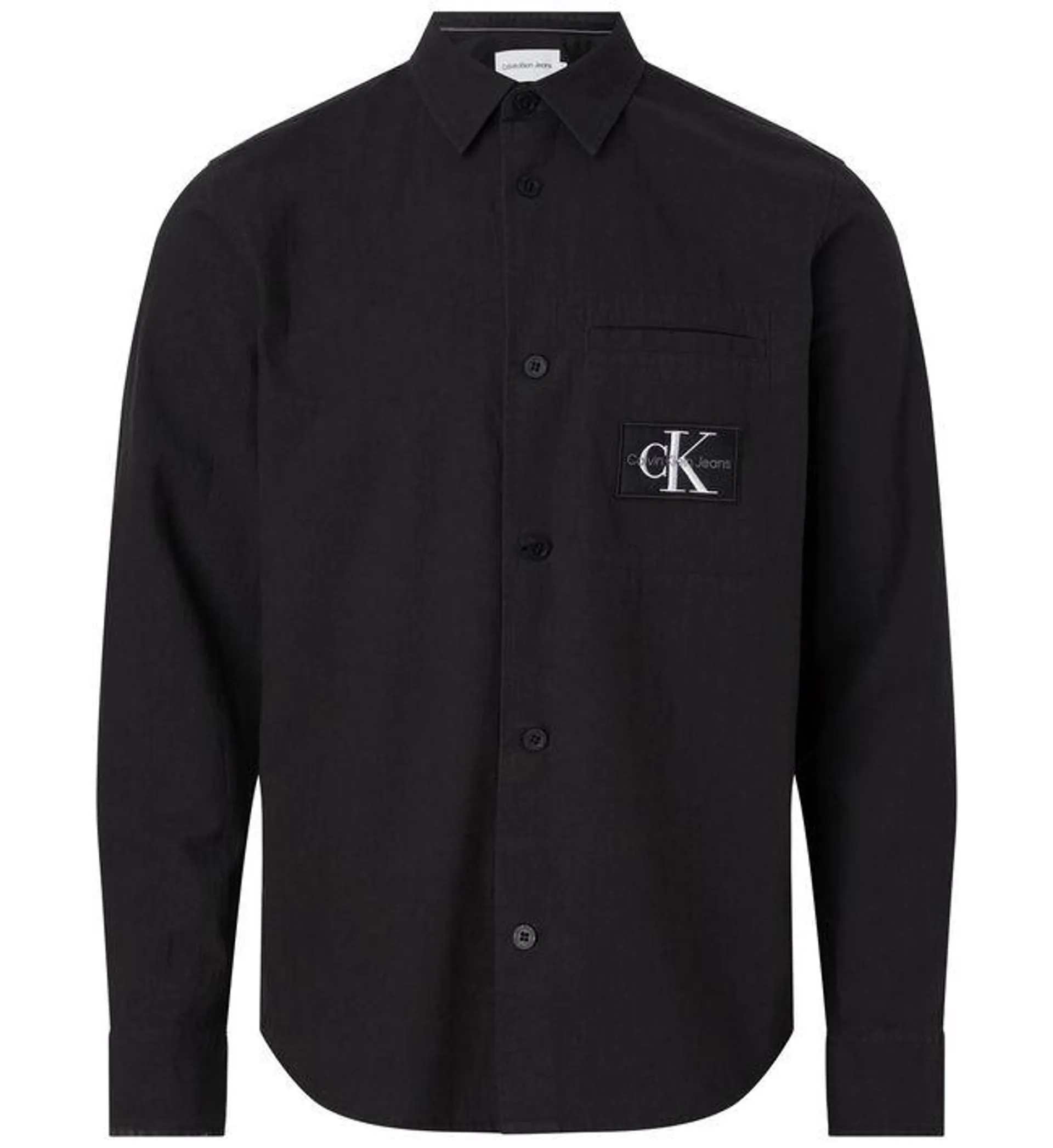 Camisa Negra Manga Larga Para Hombre