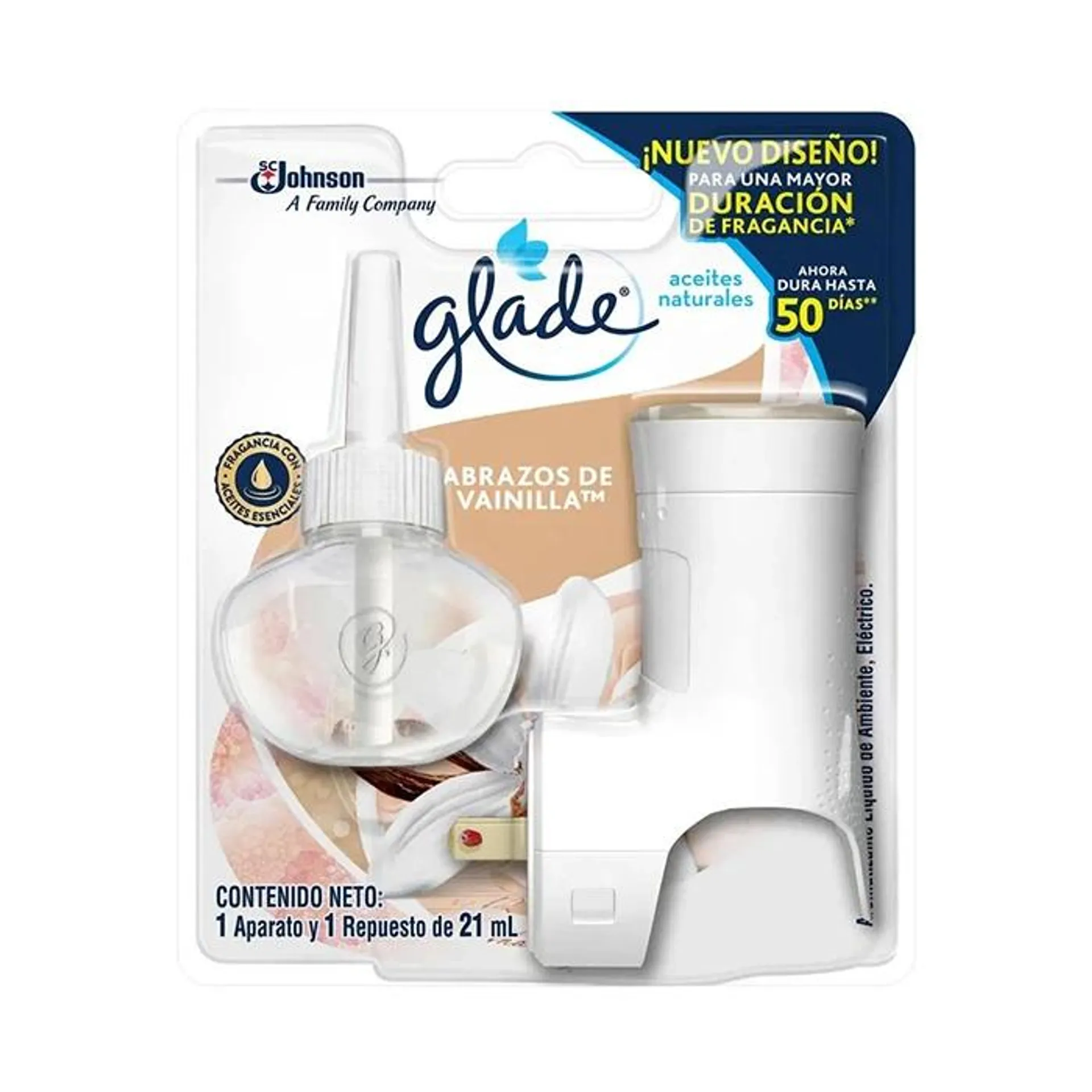 Ambientador Glade Vainilla + Aparato por 21mL