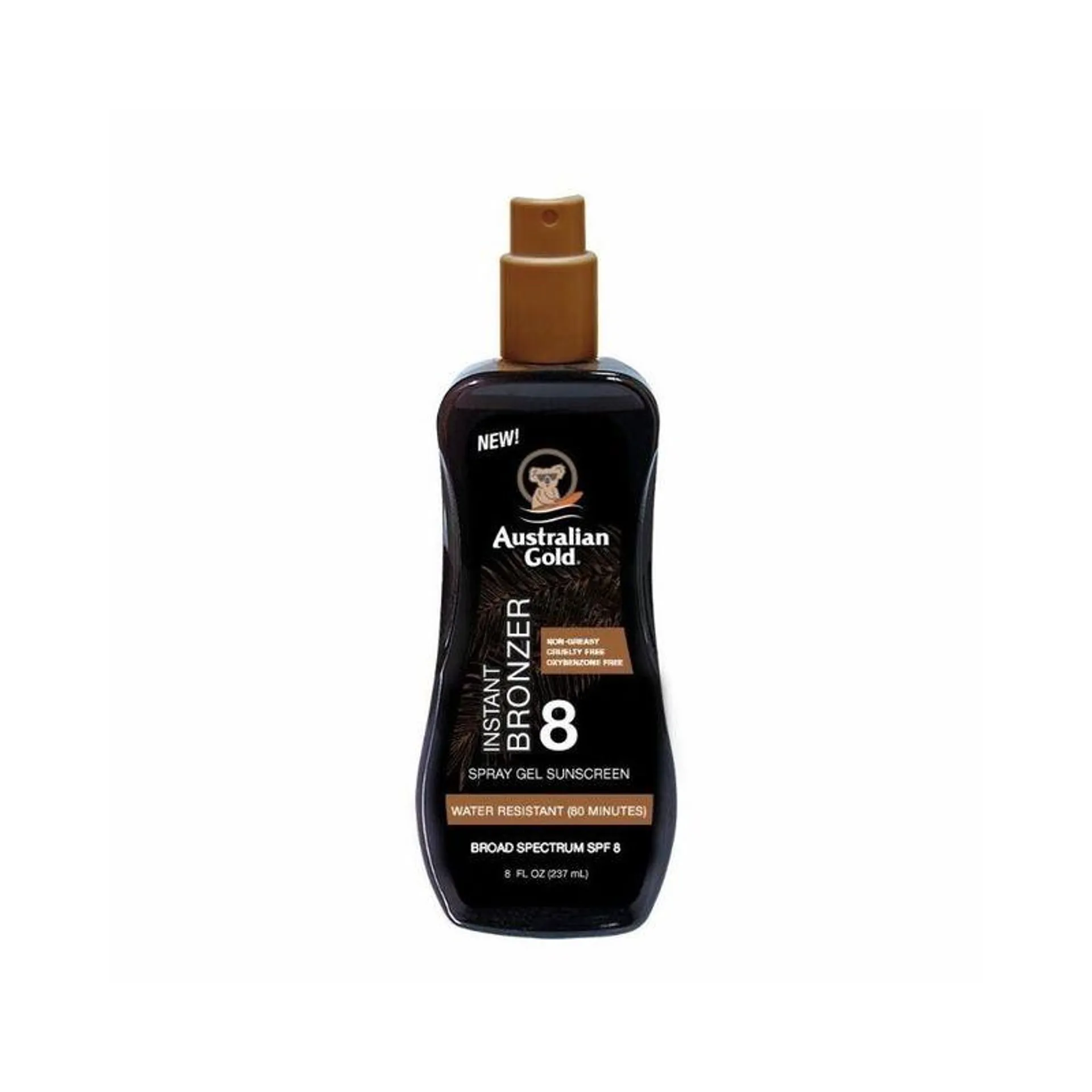 Bronceador Australian Gold Spray Gel Spf8 X 237Ml