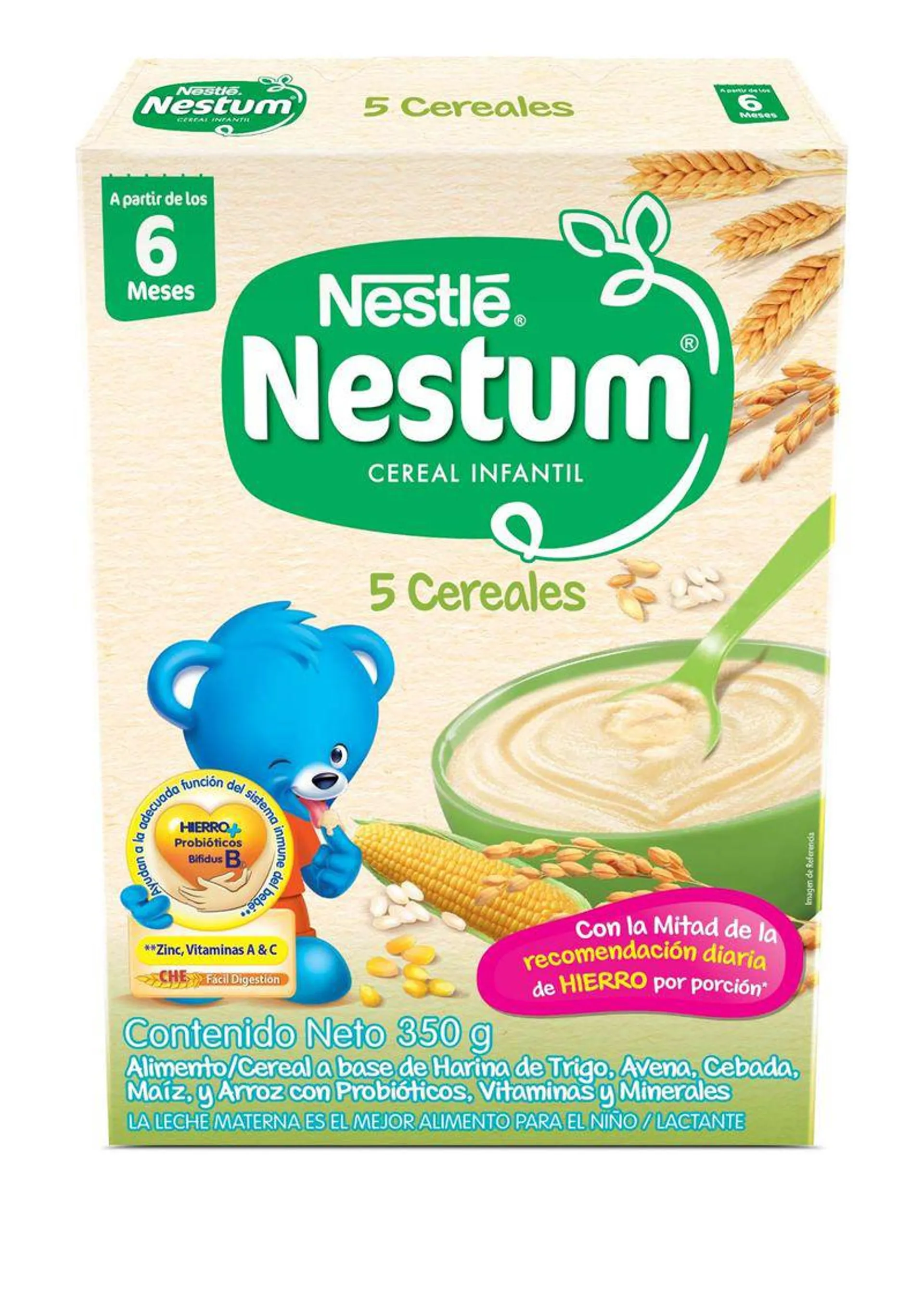 Nestum 5 Cereales Caja X 350 Gr