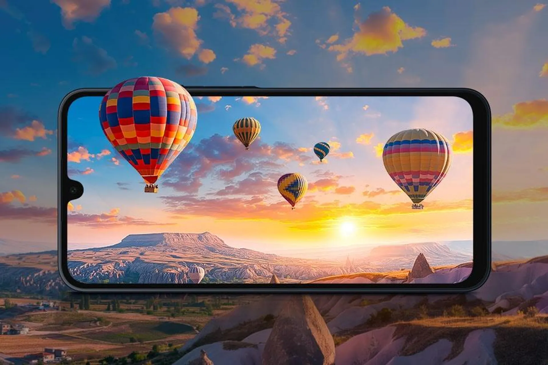 Visualización inmersiva con una pantalla vívida de 6,7"
