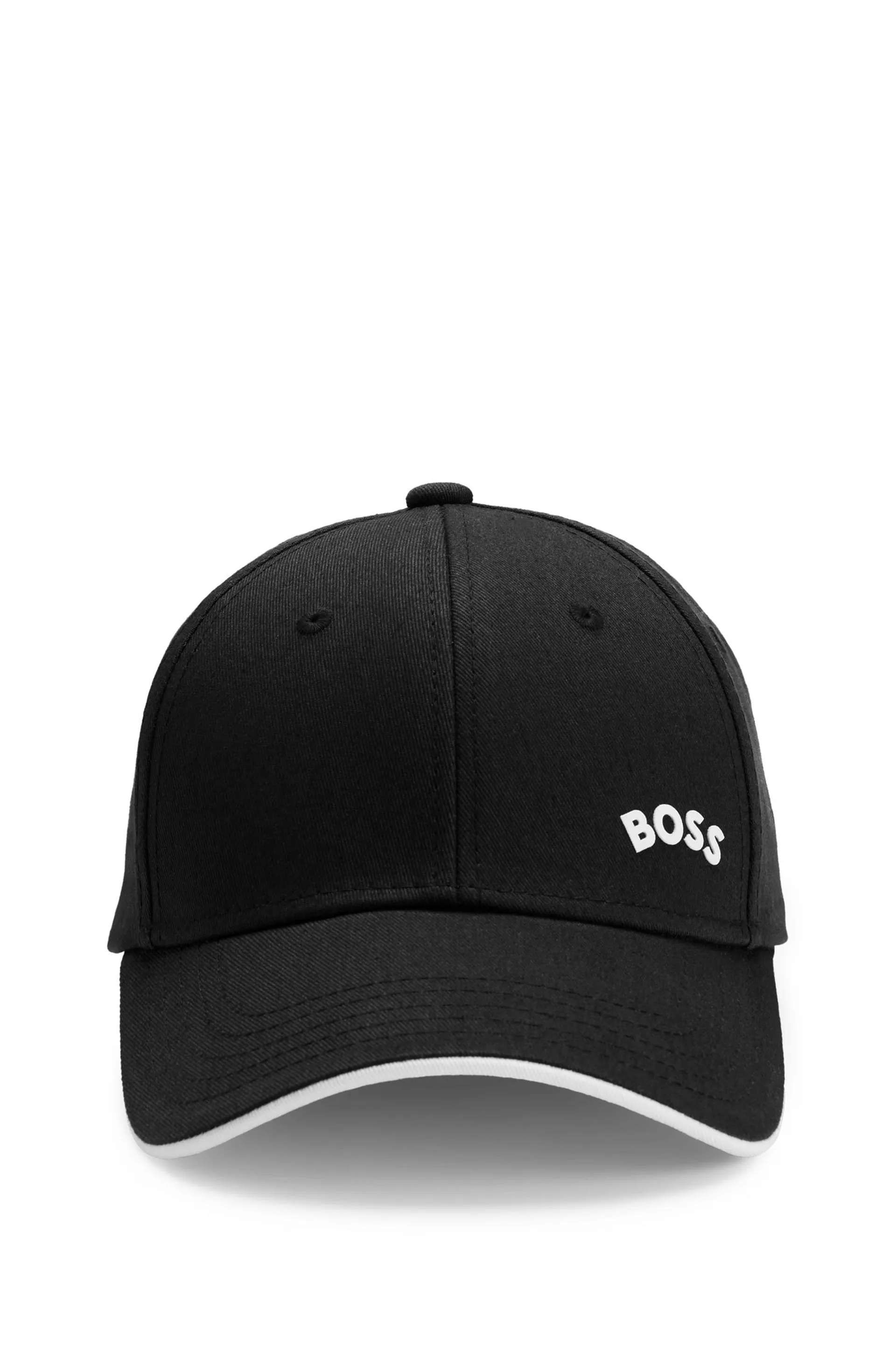 Gorra De Algodón Con Logo Hombre