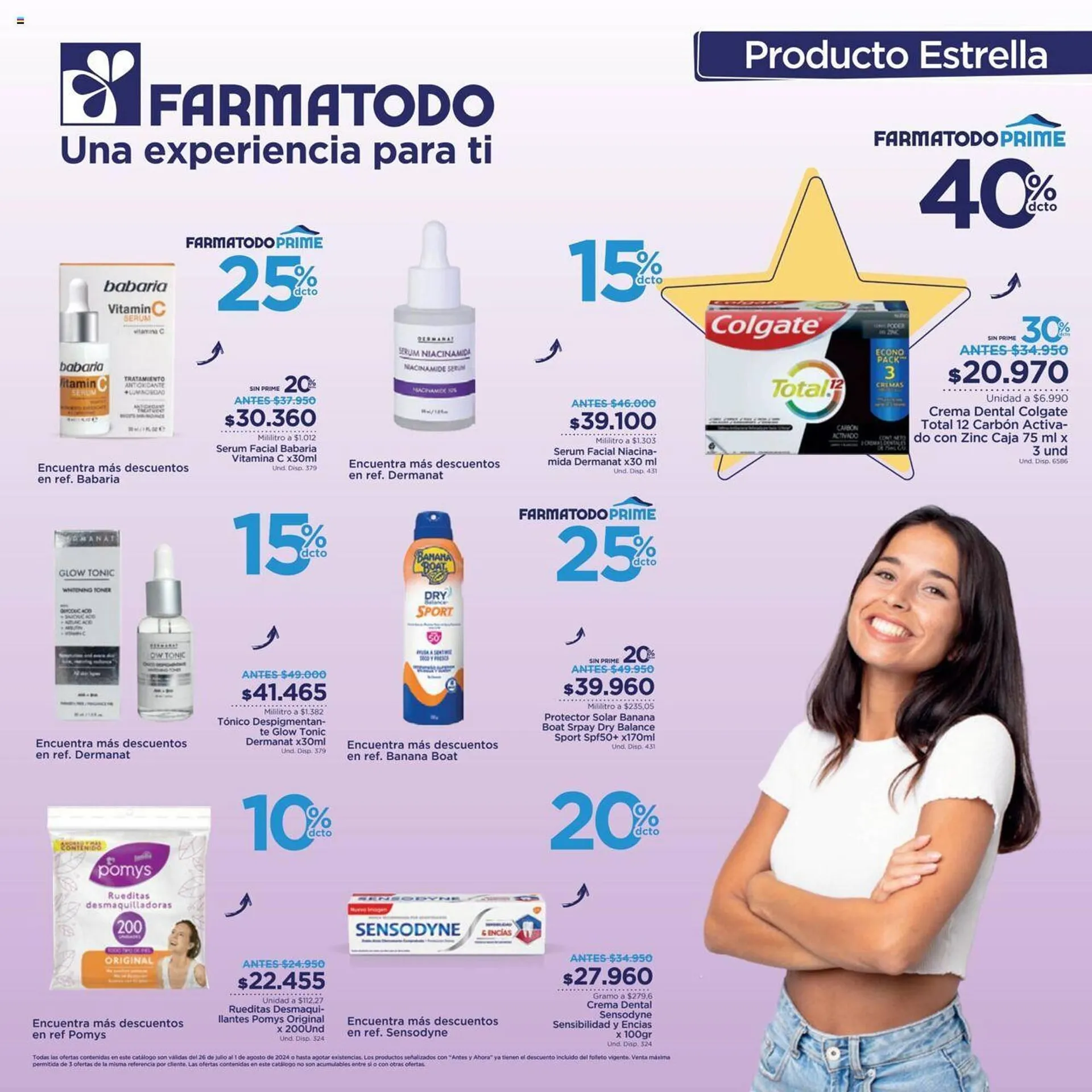 Catalogo de Catálogo FarmaTodo 26 de julio al 1 de agosto 2024 - Pag 1