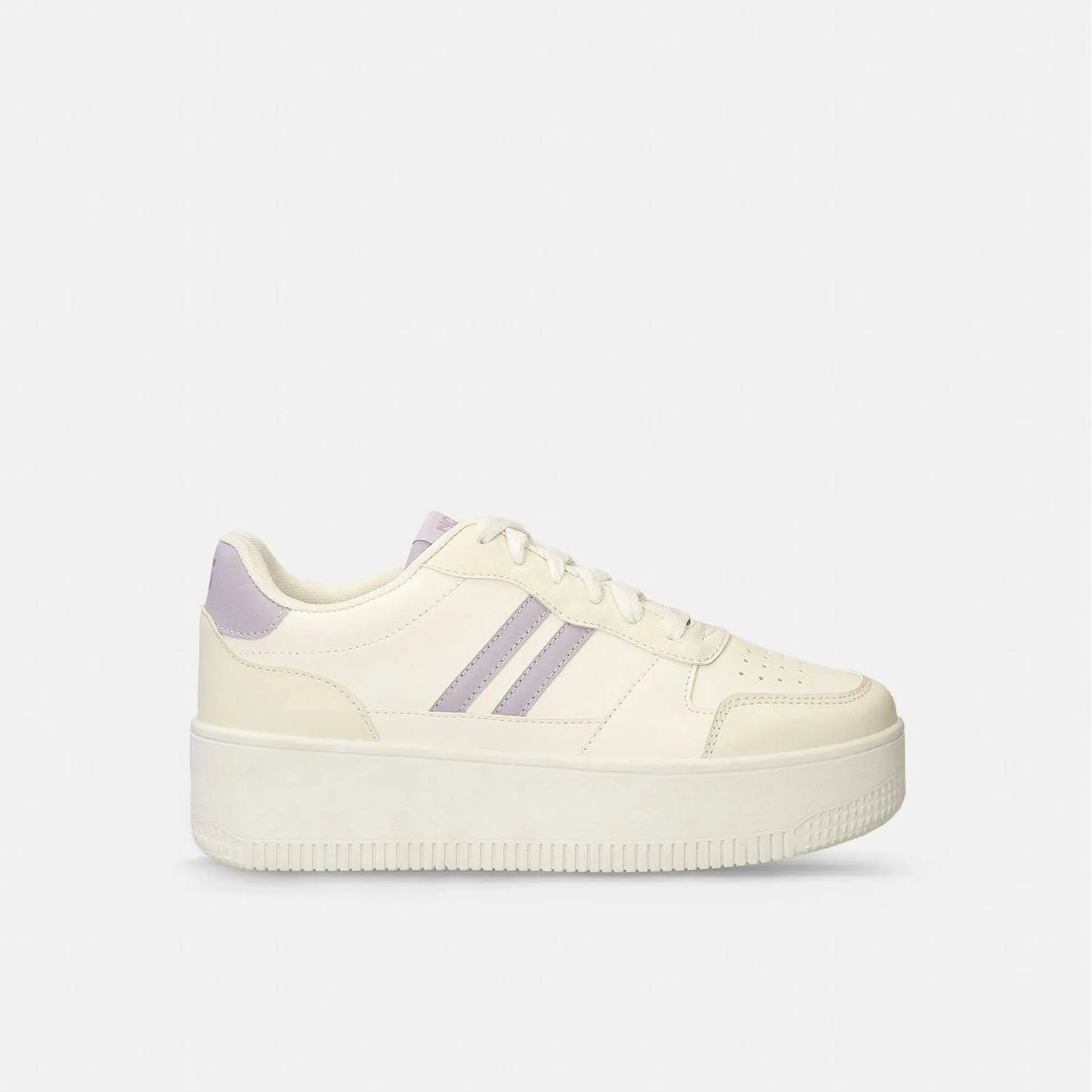 Tenis casuales Blanco-Beige North Star Isma Mayo Mujer