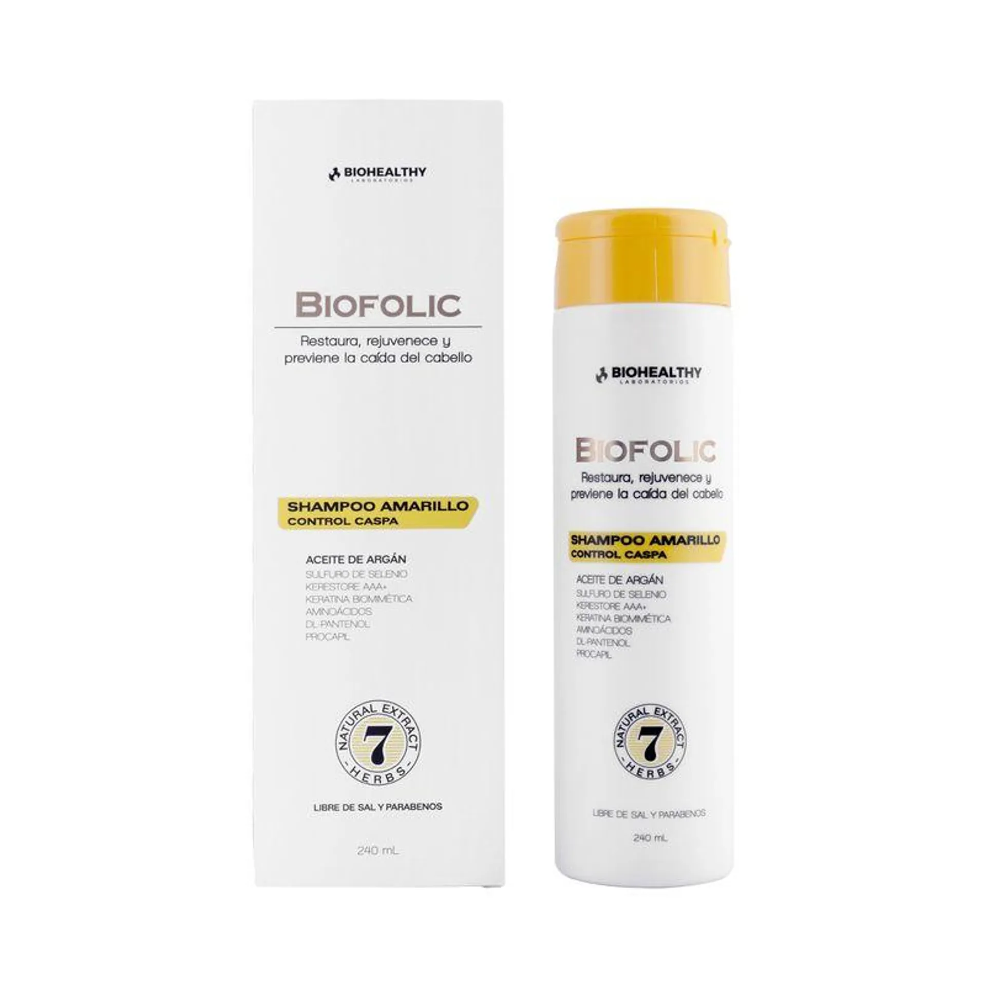 Biofolic Capilar Amarillo Control Caspa 240Ml