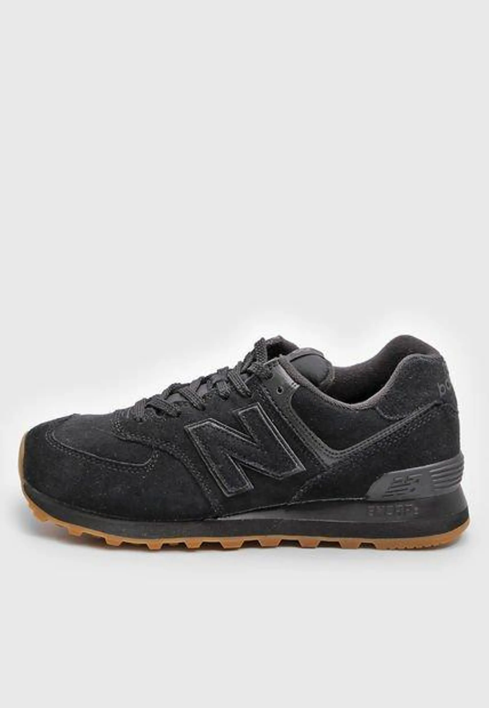 Tenis Lifestyle Negro-Gris-Miel New Balance 574