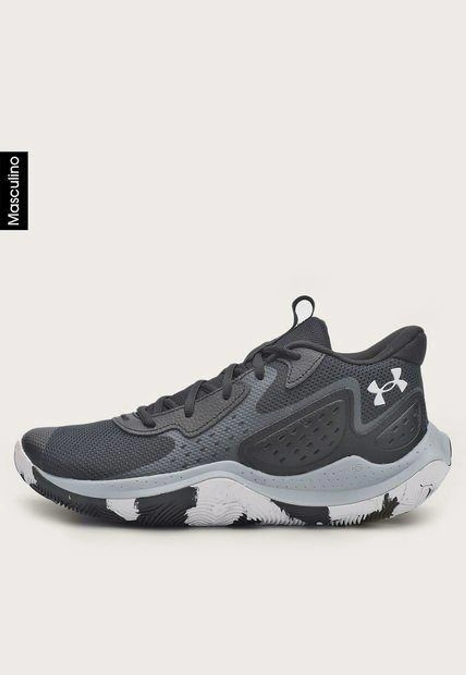 Tenis Basketball Negro-Blanco UNDER ARMOUR Jet '23