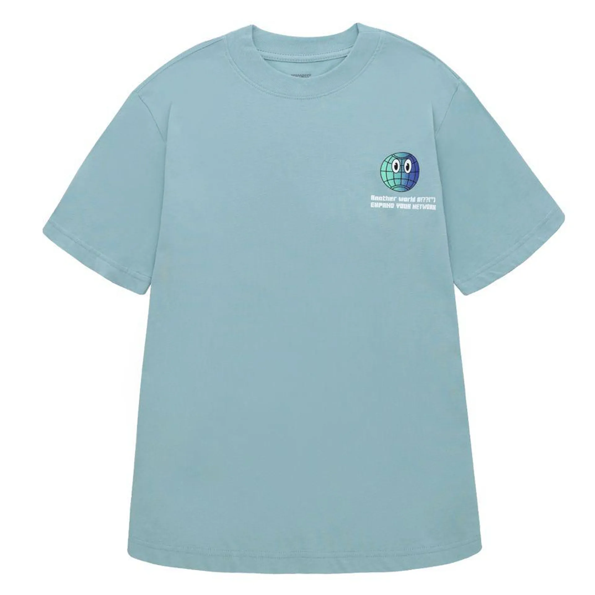 Camiseta manga corta con gráfico en el frente para niño - Verde 8
