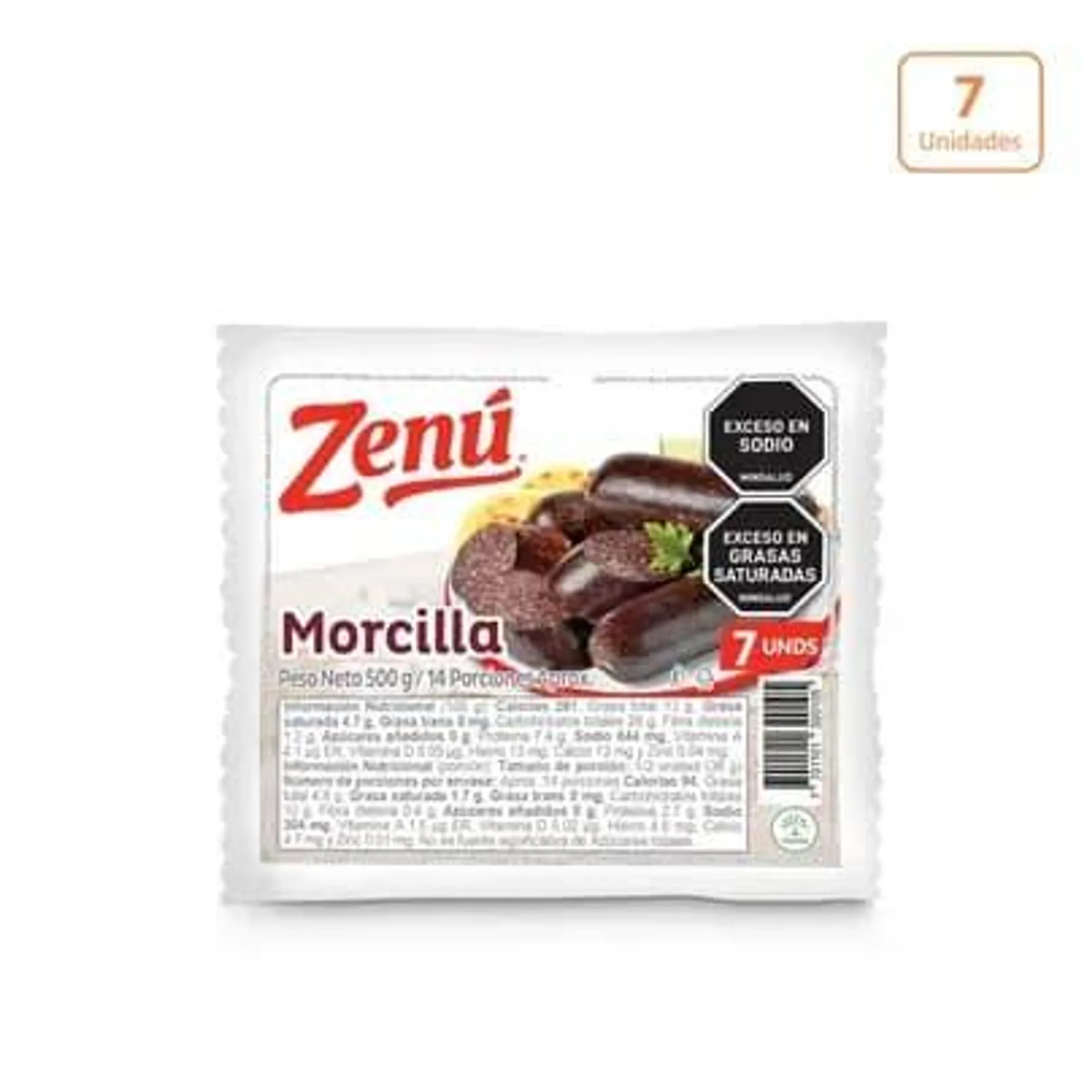 Morcilla Zenú x 500g