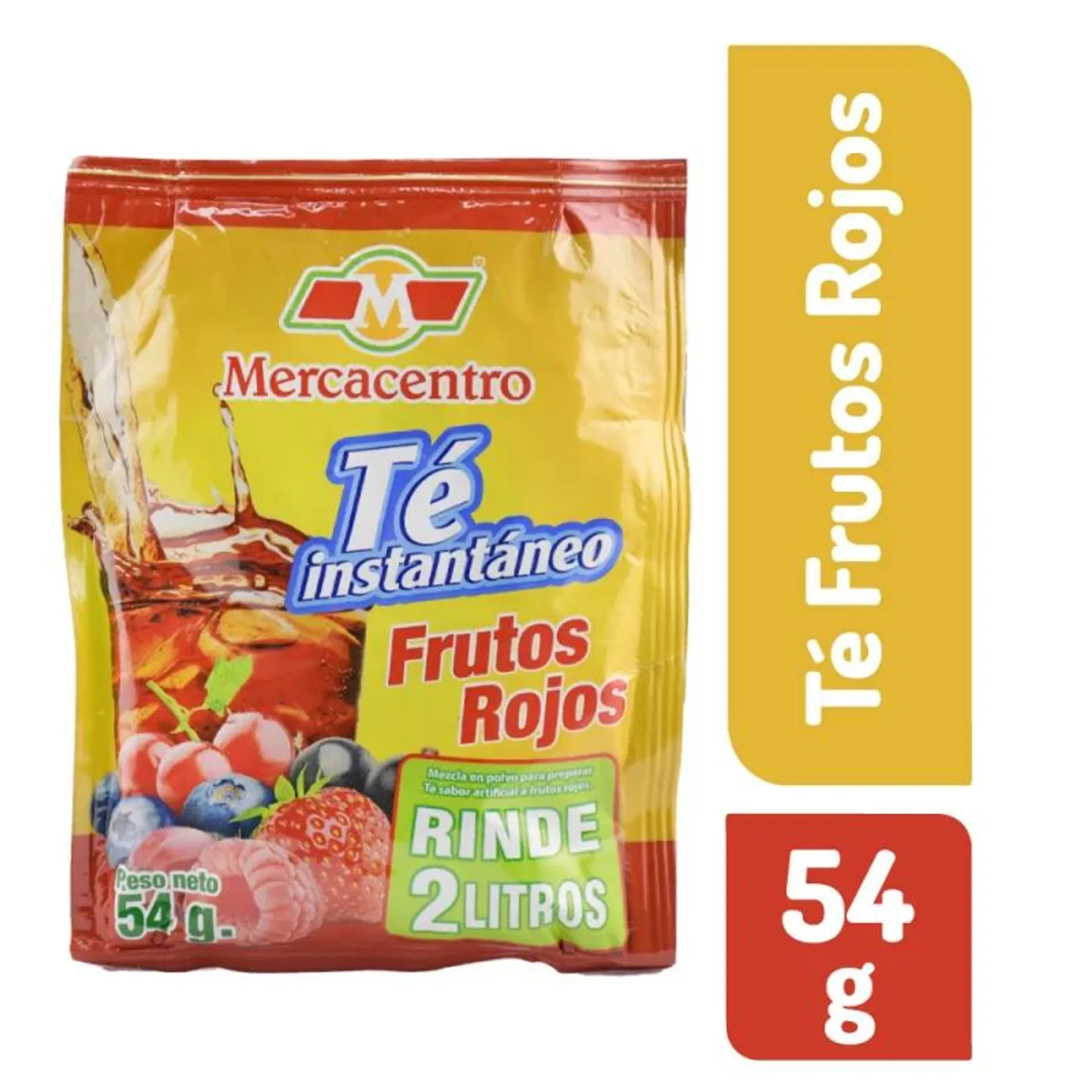 Té Mercacentro 2 Litros Frutos Rojos 54 g