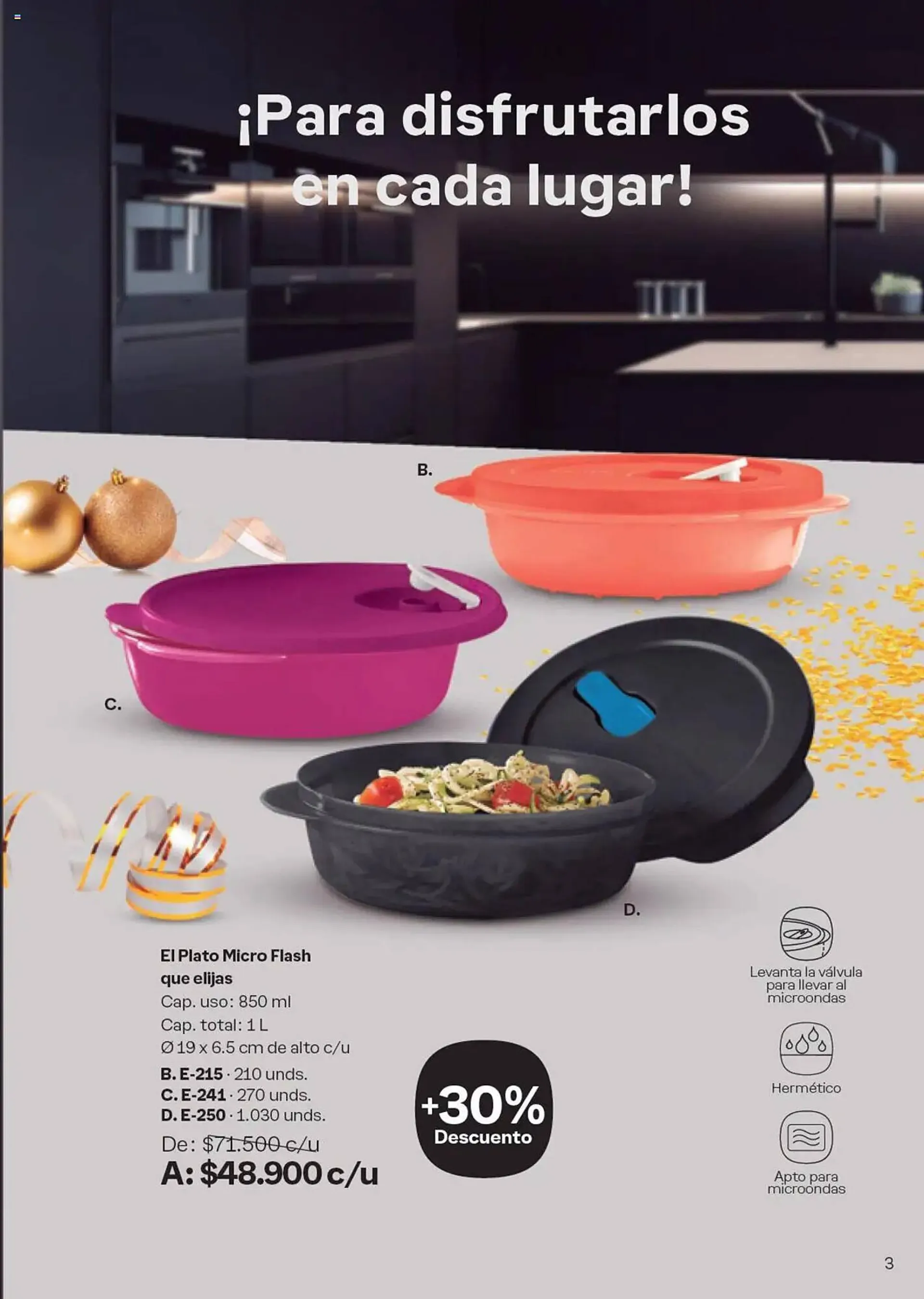 Catalogo de Catálogo Tupperware 29 de noviembre al 26 de diciembre 2024 - Pag 3