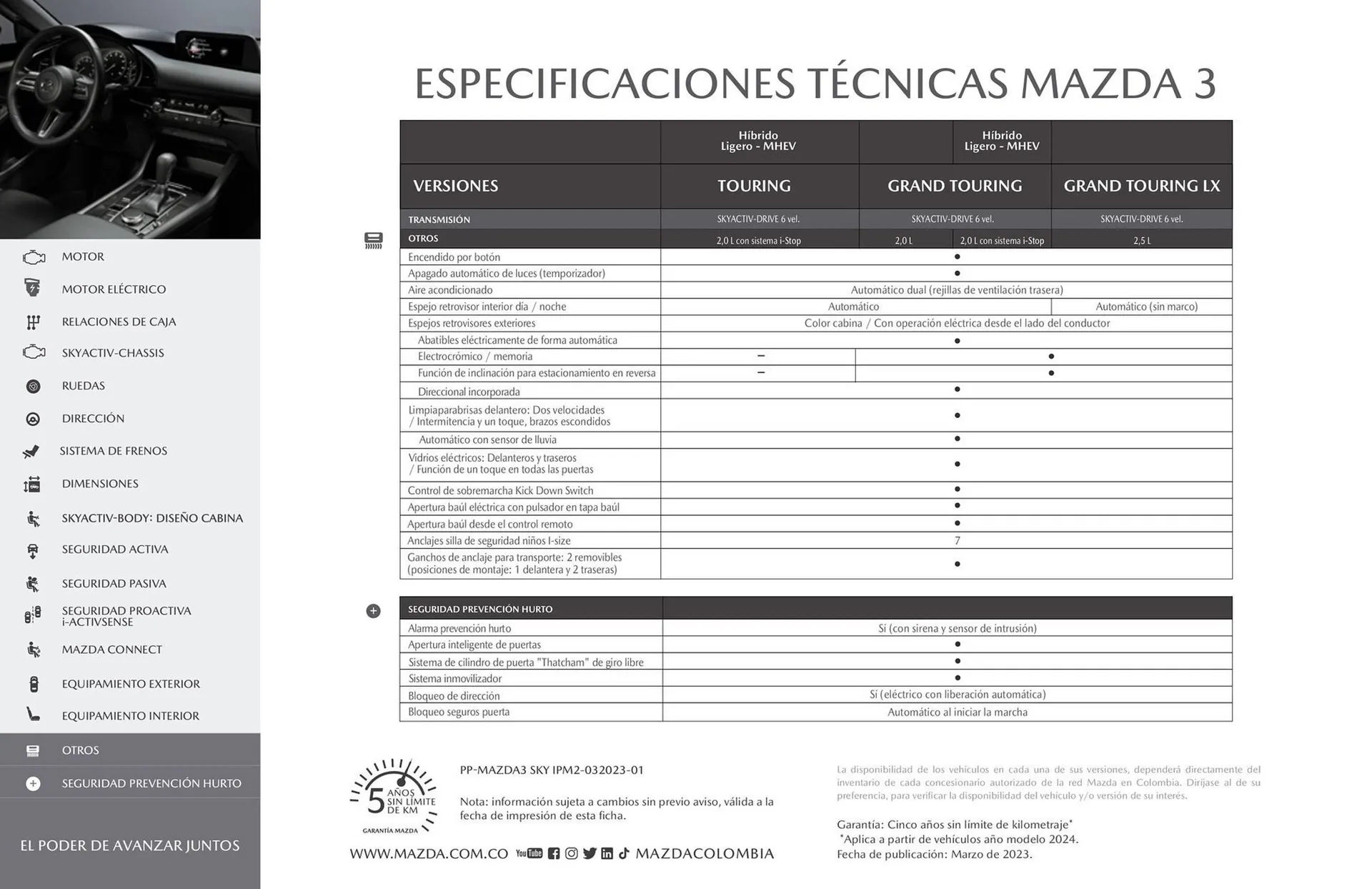 Catalogo de Catálogo Mazda 3 de octubre al 3 de octubre 2024 - Pag 20