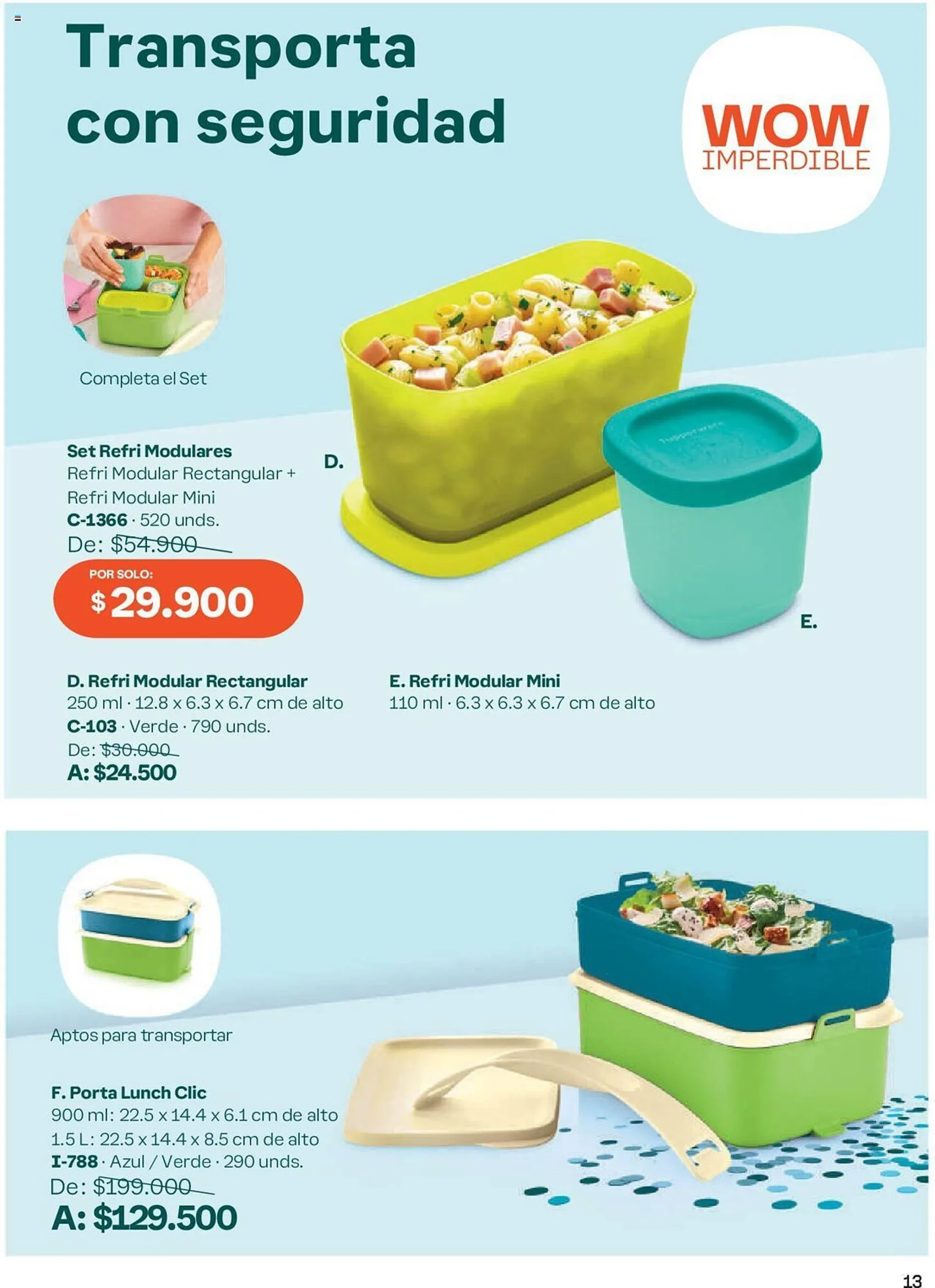 Catalogo de Catálogo Tupperware 14 de junio al 11 de julio 2024 - Pag 13