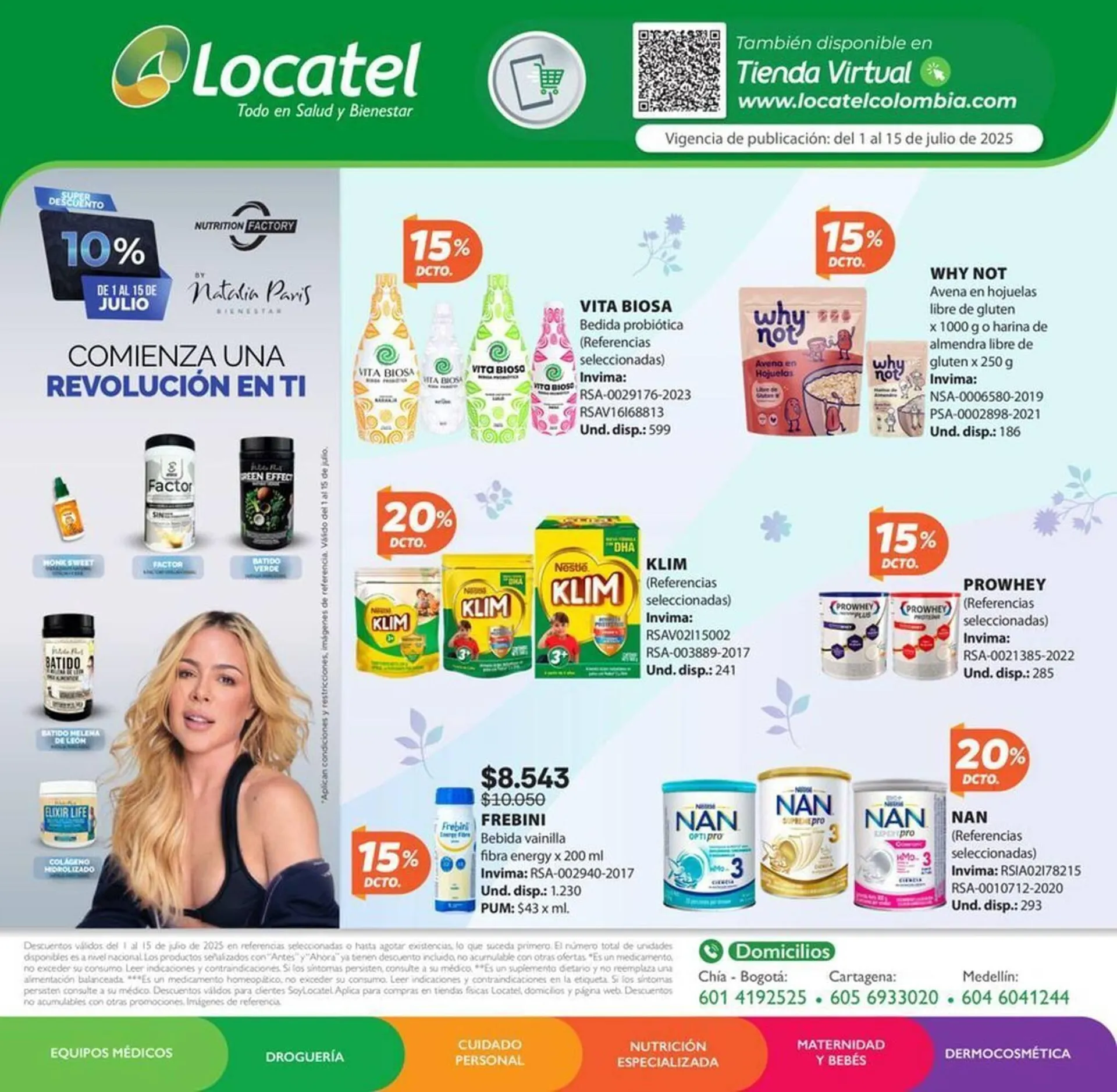 Catalogo de Catálogo Locatel 3 de julio al 15 de julio 2025 - Pag 1