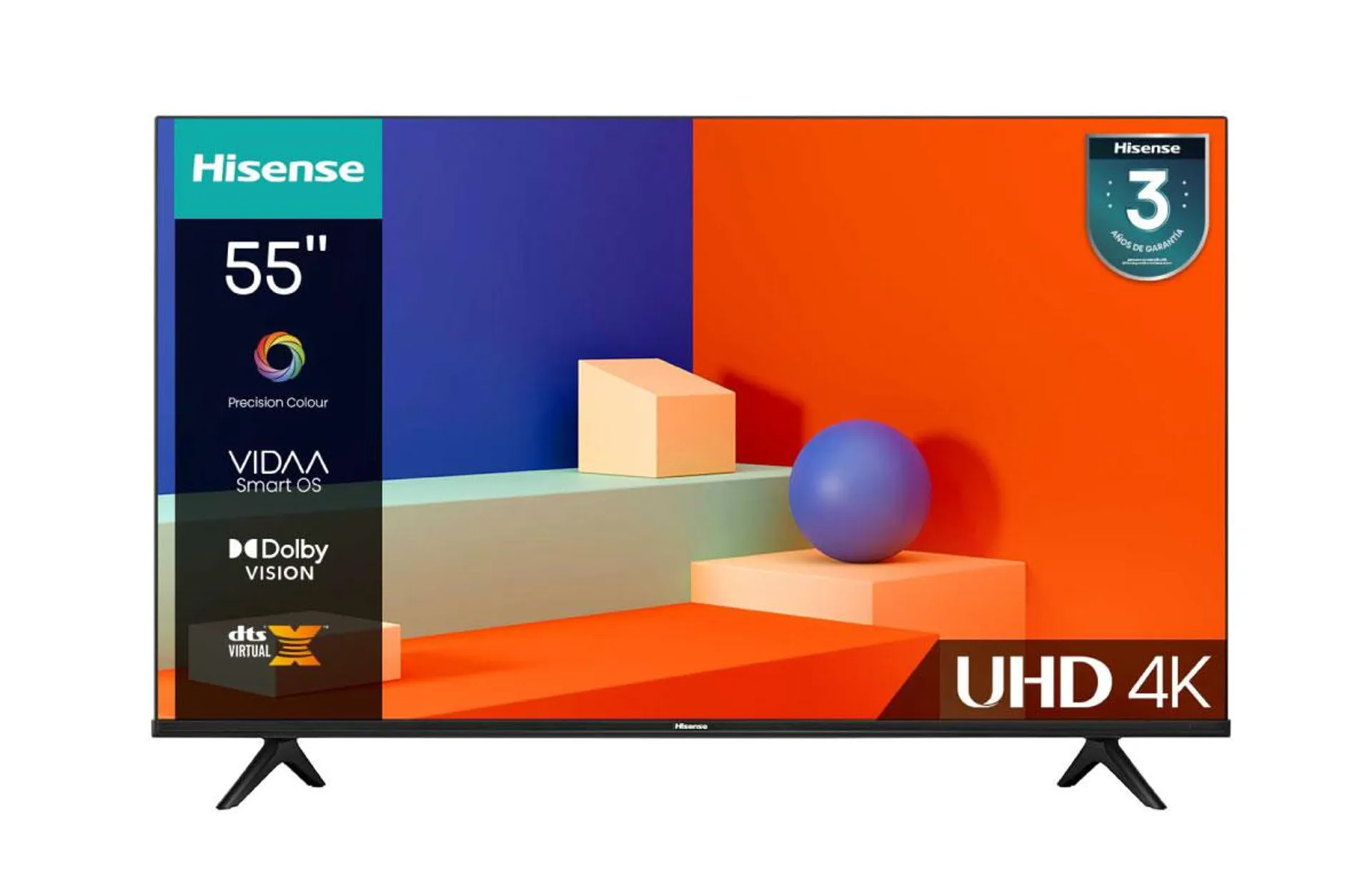 Televisor Hisense 55 pulgadas UHD 4K Smart TV