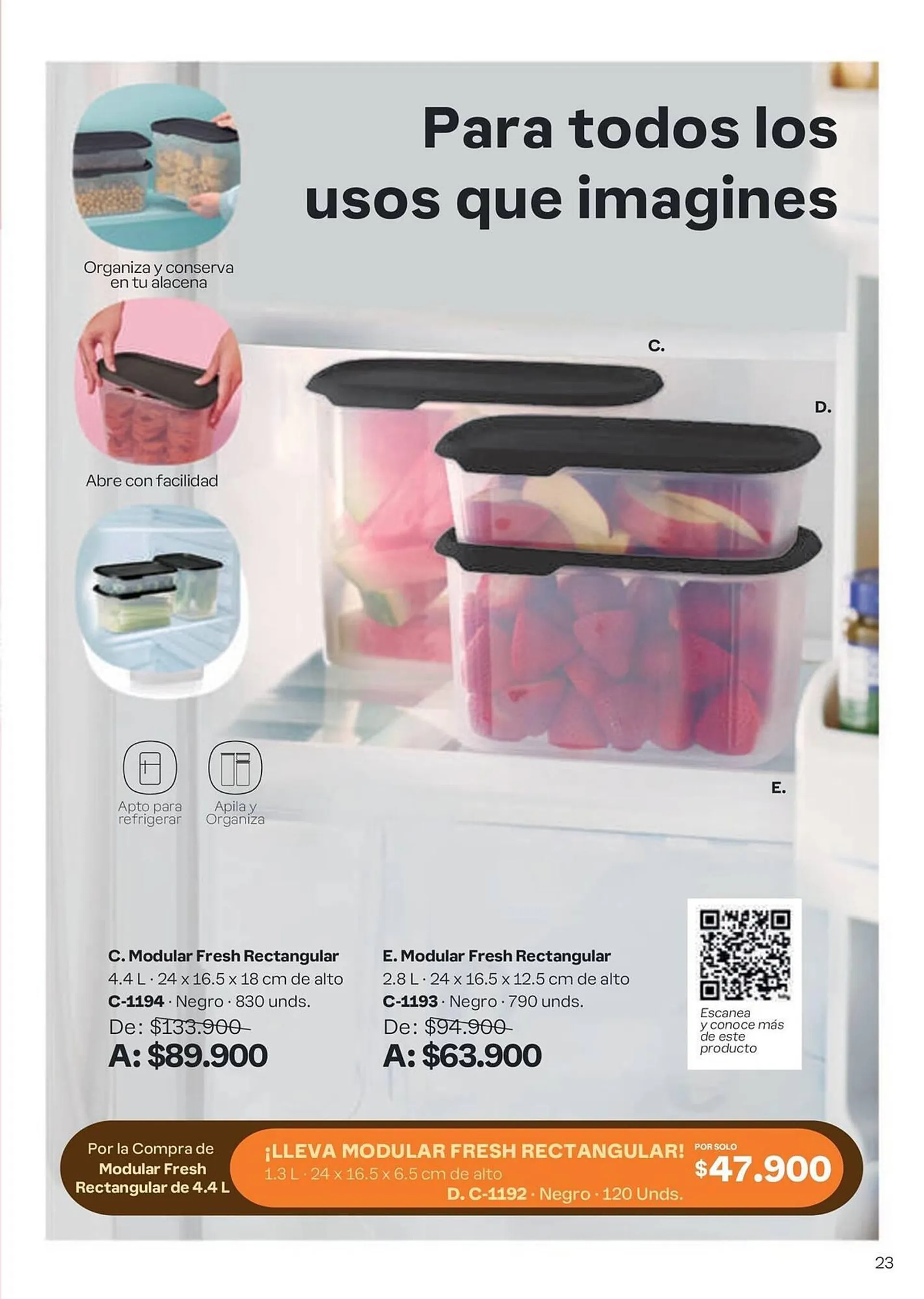 Catalogo de Catálogo Tupperware 6 de septiembre al 3 de octubre 2024 - Pag 23