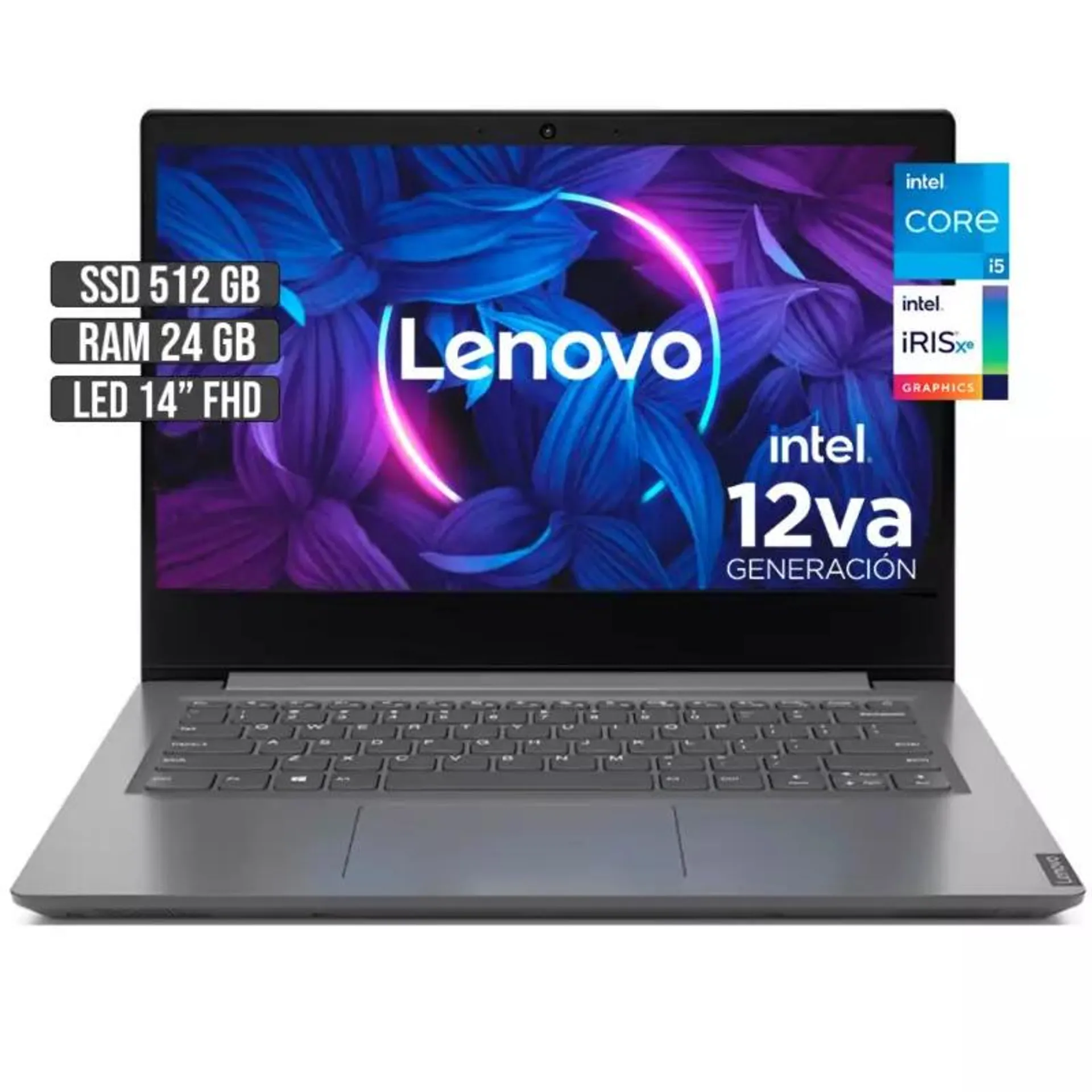 PORTATIL LENOVO INTEL CORE i5-1135G7 SSD 512GB RAM 16GB LED 14 HD