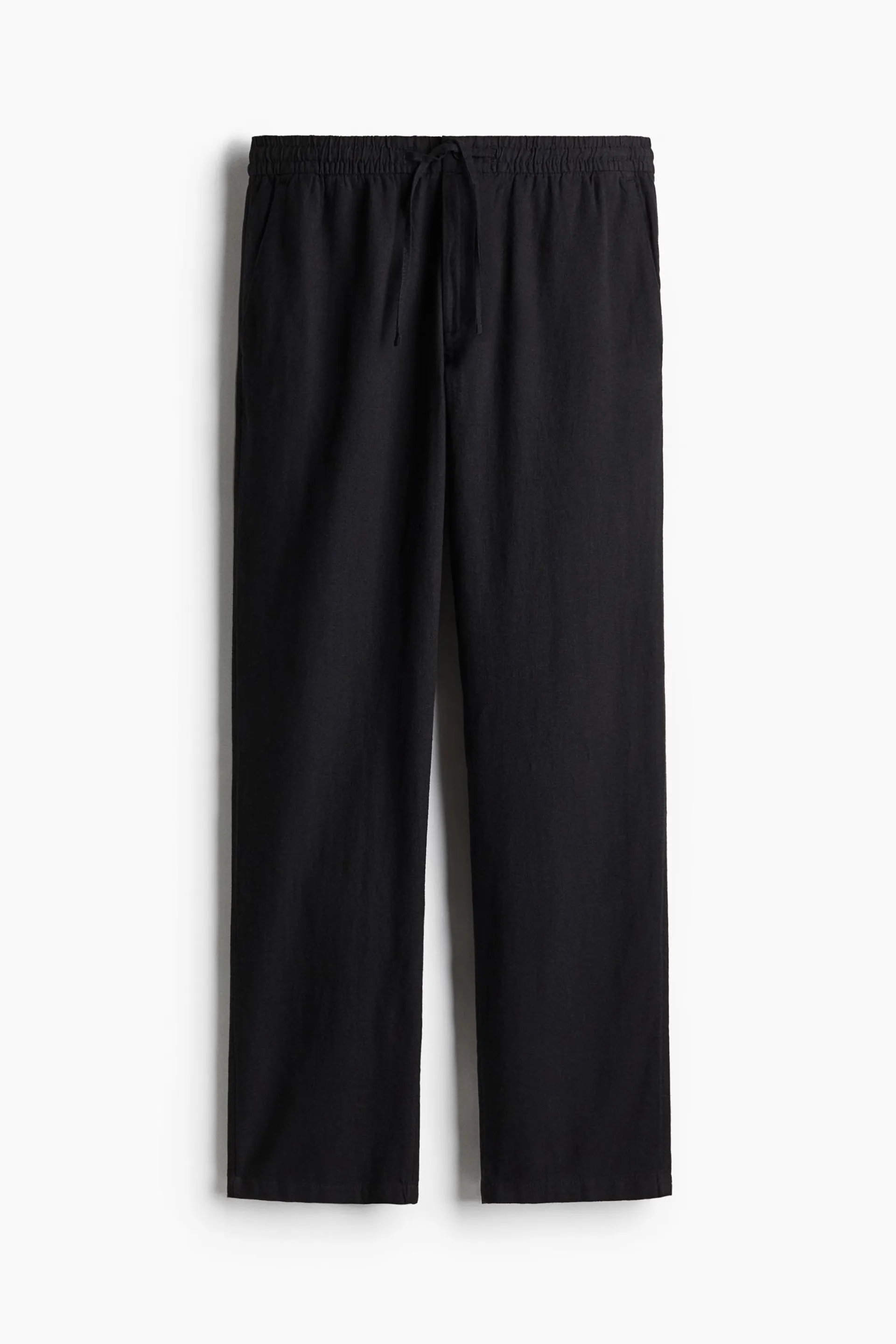 Pantalón Regular Fit en mezcla de lino