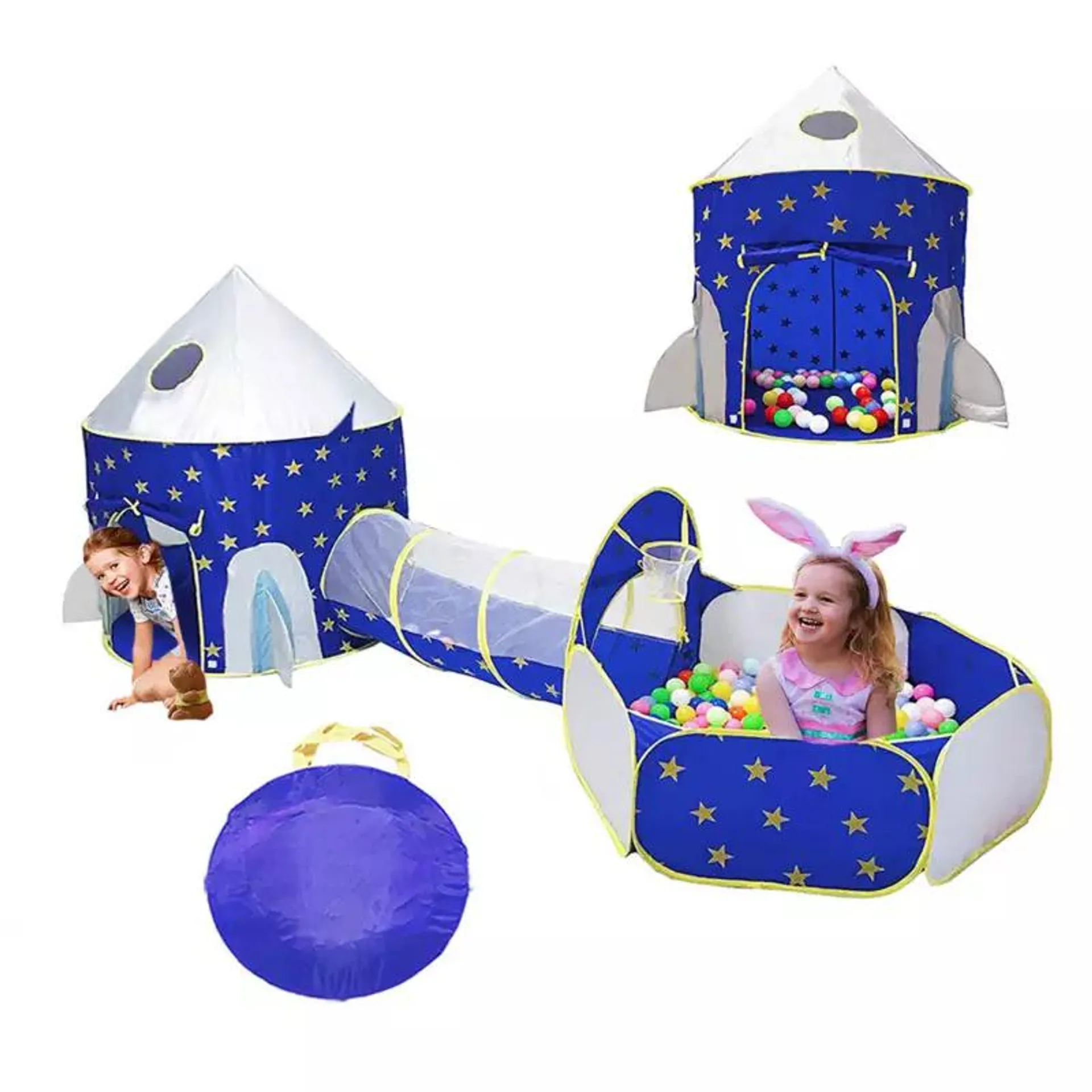 Tunel Carpa Castillo para Niños Infantil.