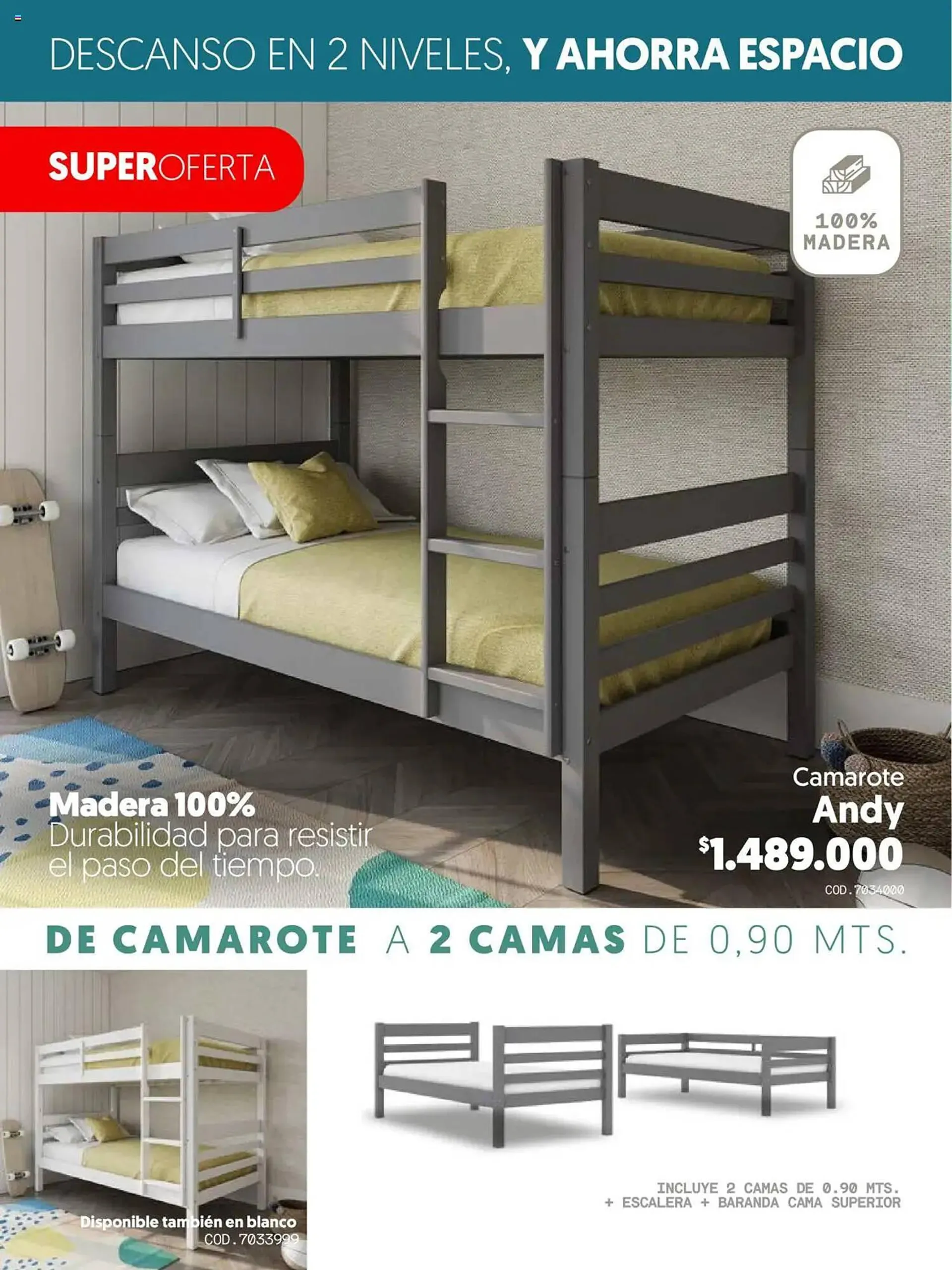 Catalogo de Catálogo Muebles Jamar 23 de abril al 11 de mayo 2025 - Pag 2