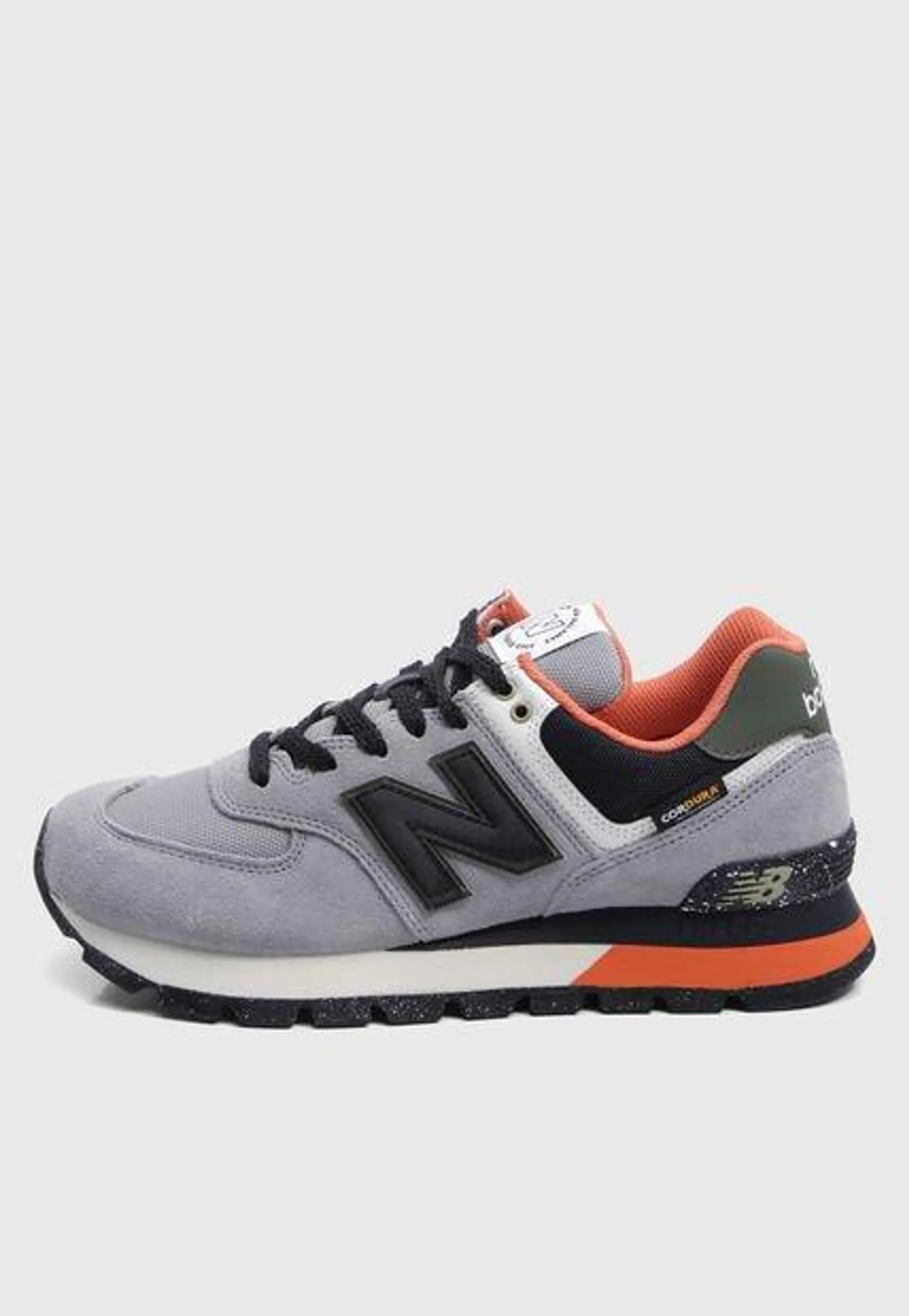 Tenis Lifestyle Gris-Negro-Naranja New Balance 574