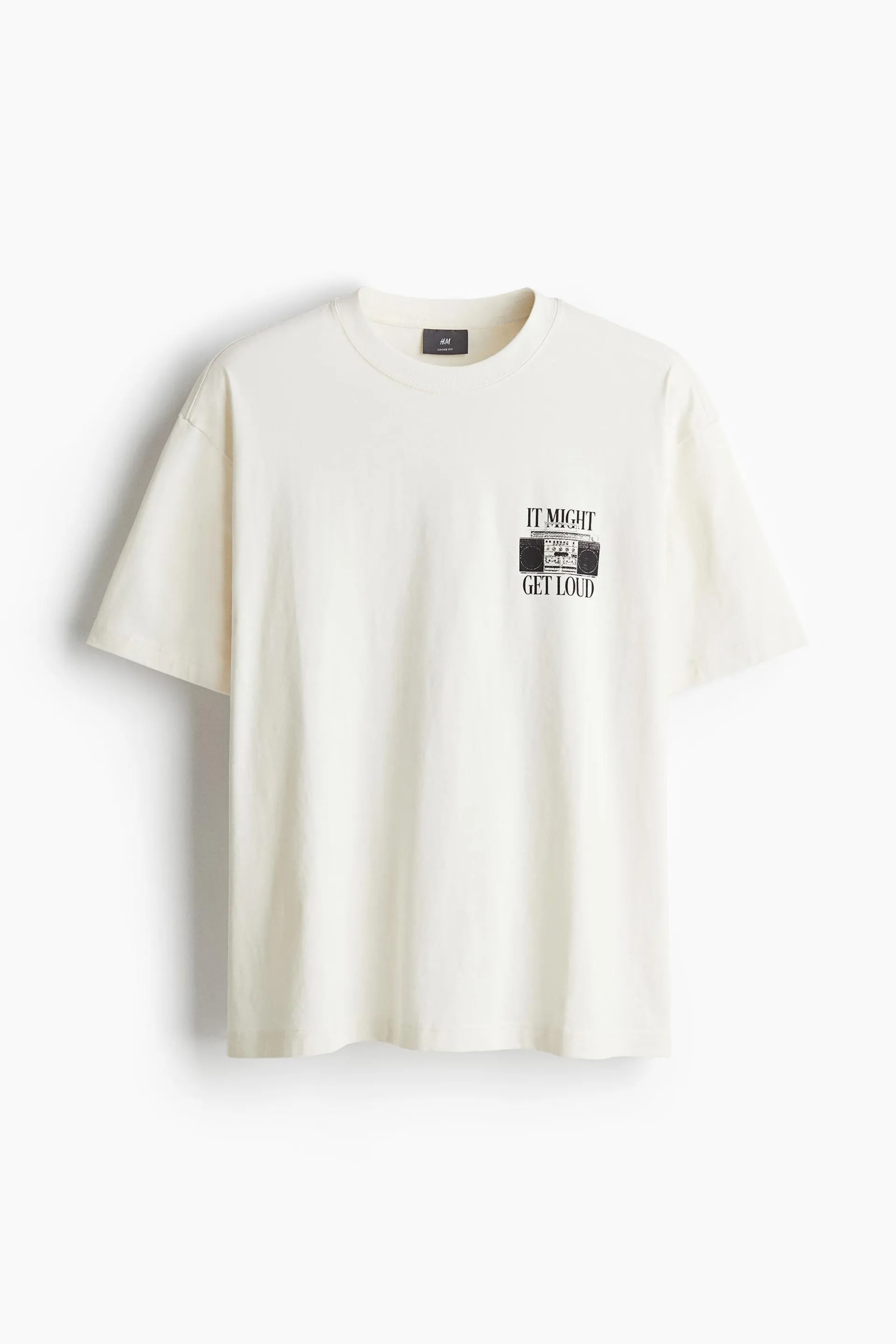 Camiseta con motivo estampado Loose Fit
