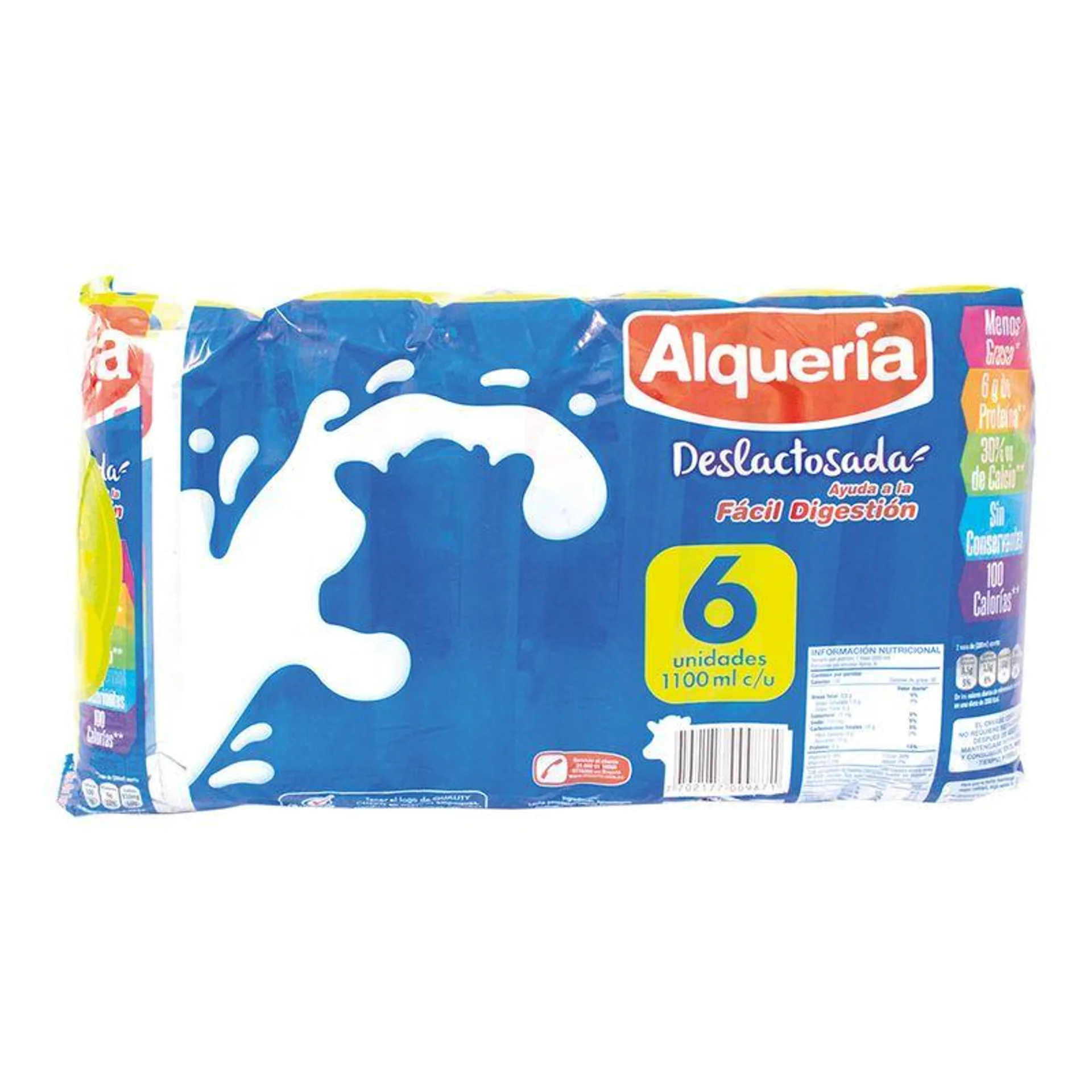 LECHE DESLAC*1100ML ALQUERIA PG5 LL6