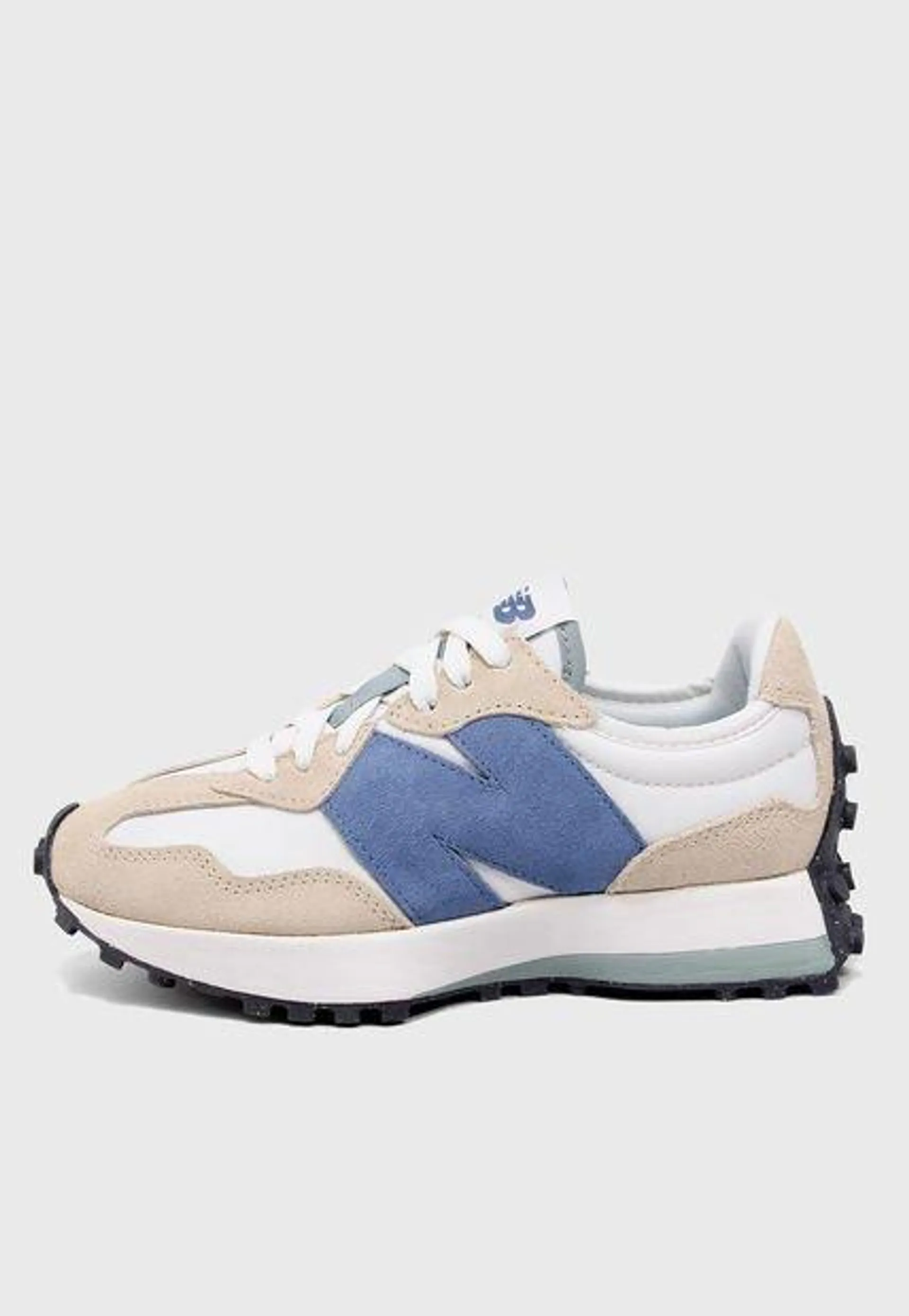 Tenis Lifestyle Beige-Marfil-Azul New Balance 327