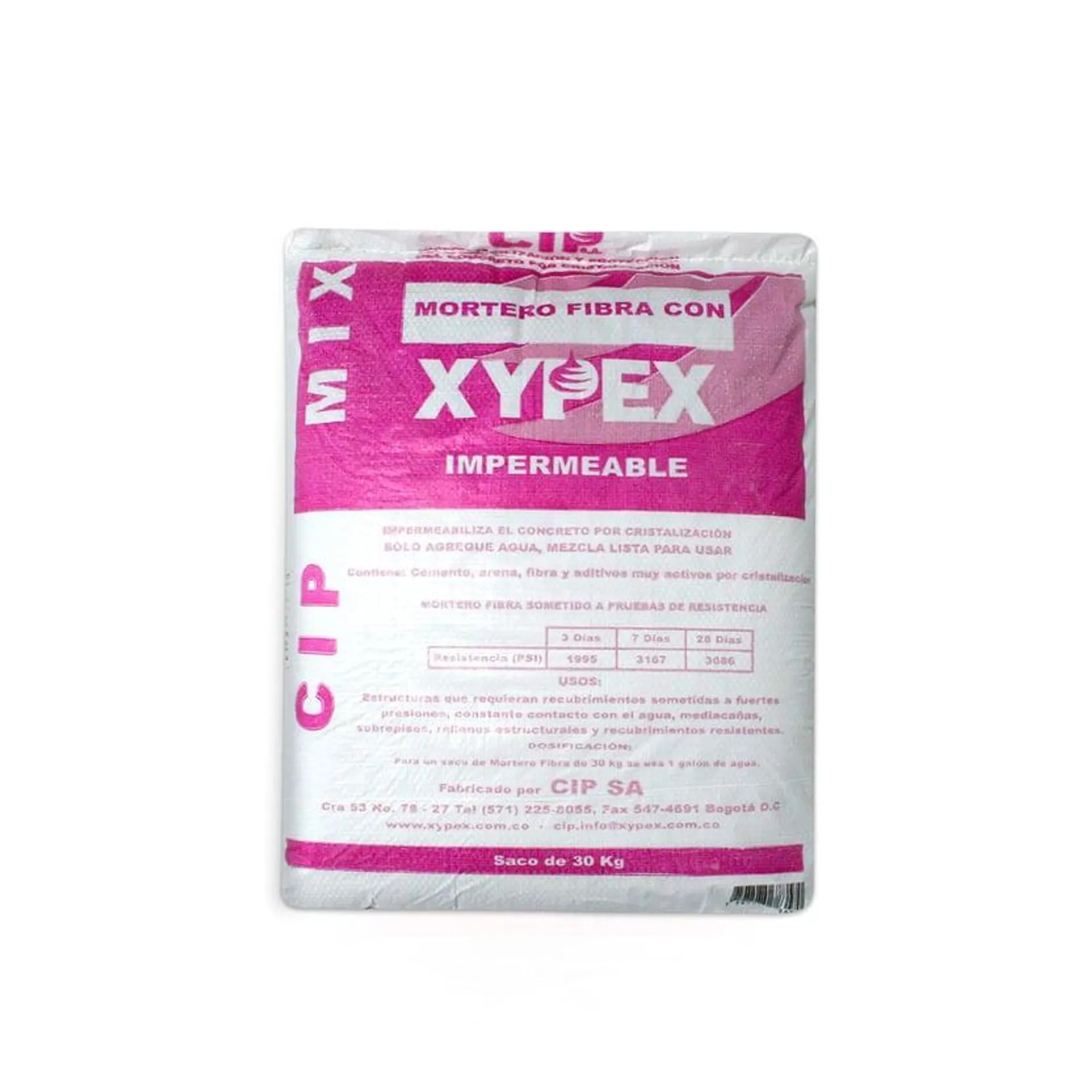 Mortero Fibra Xypex 30kg