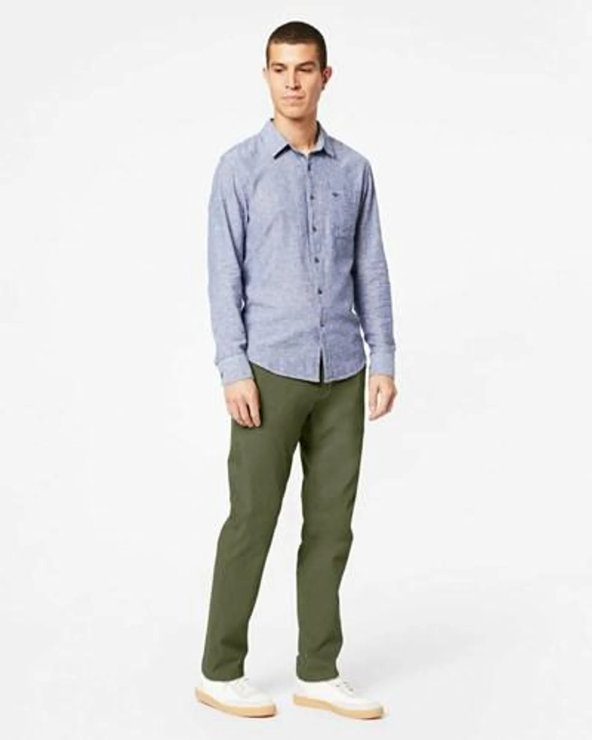 Pantalones Dockers Ultimate Chinos,Tapered Fit Hombre Verde | YALZU8372