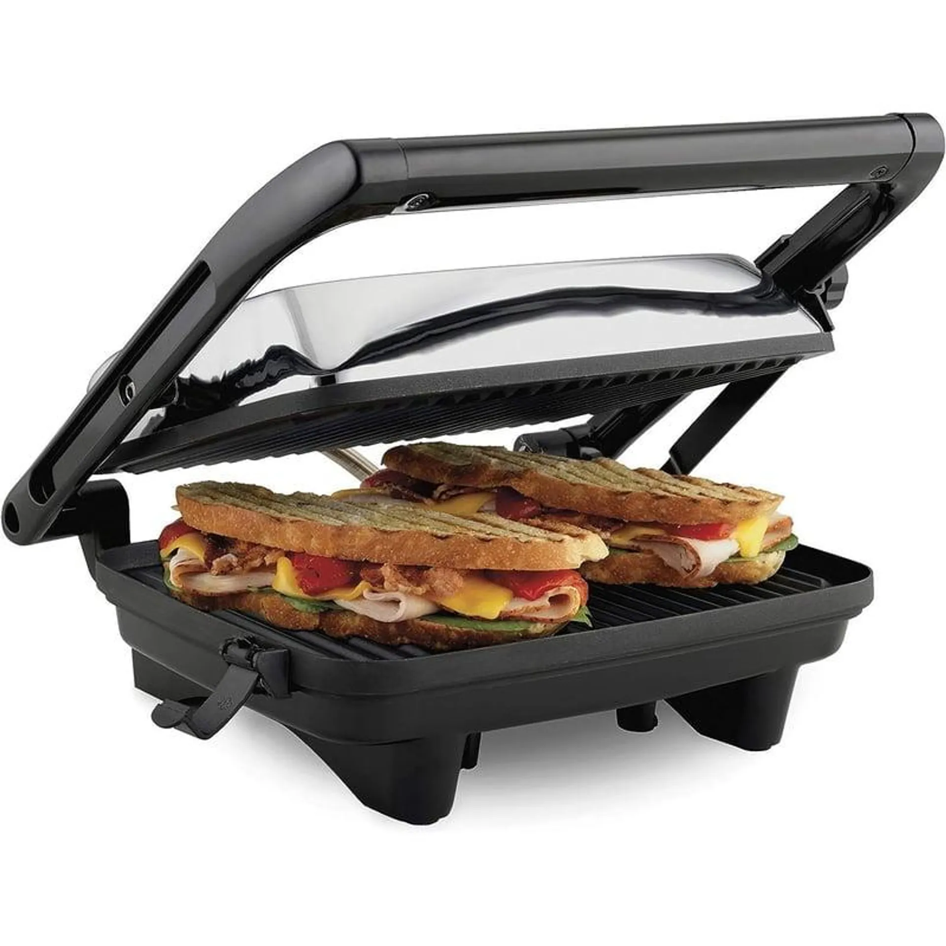 Sanduchera Panini Press Hamilton Beach 25460 Plateado