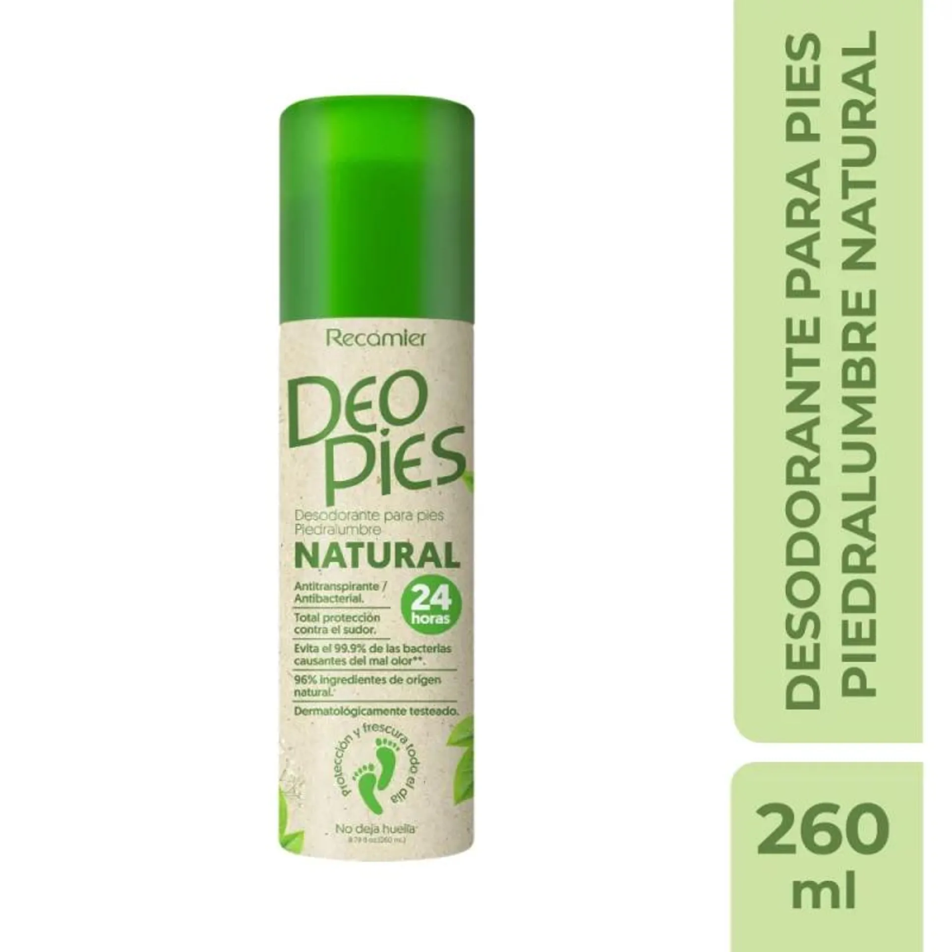 Deo Pies Natural x 260 ml Piedralumbre