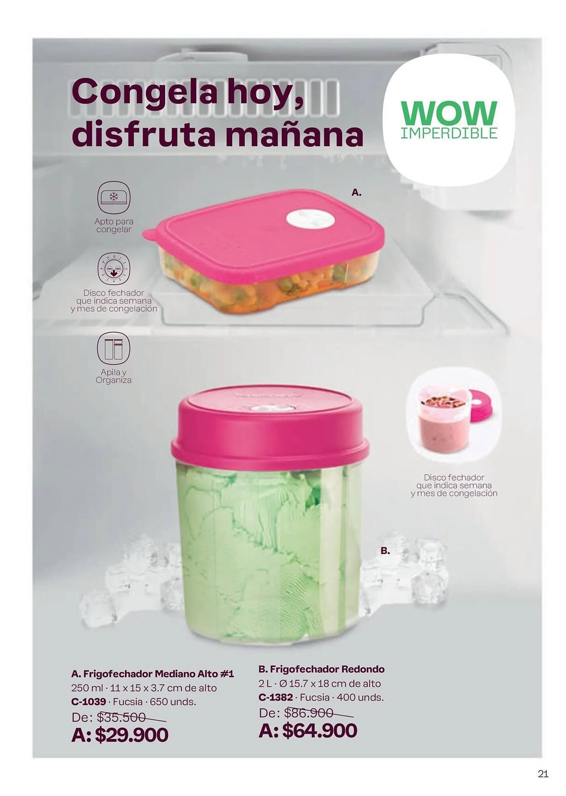 Catalogo de Catálogo Tupperware 6 de septiembre al 3 de octubre 2024 - Pag 21