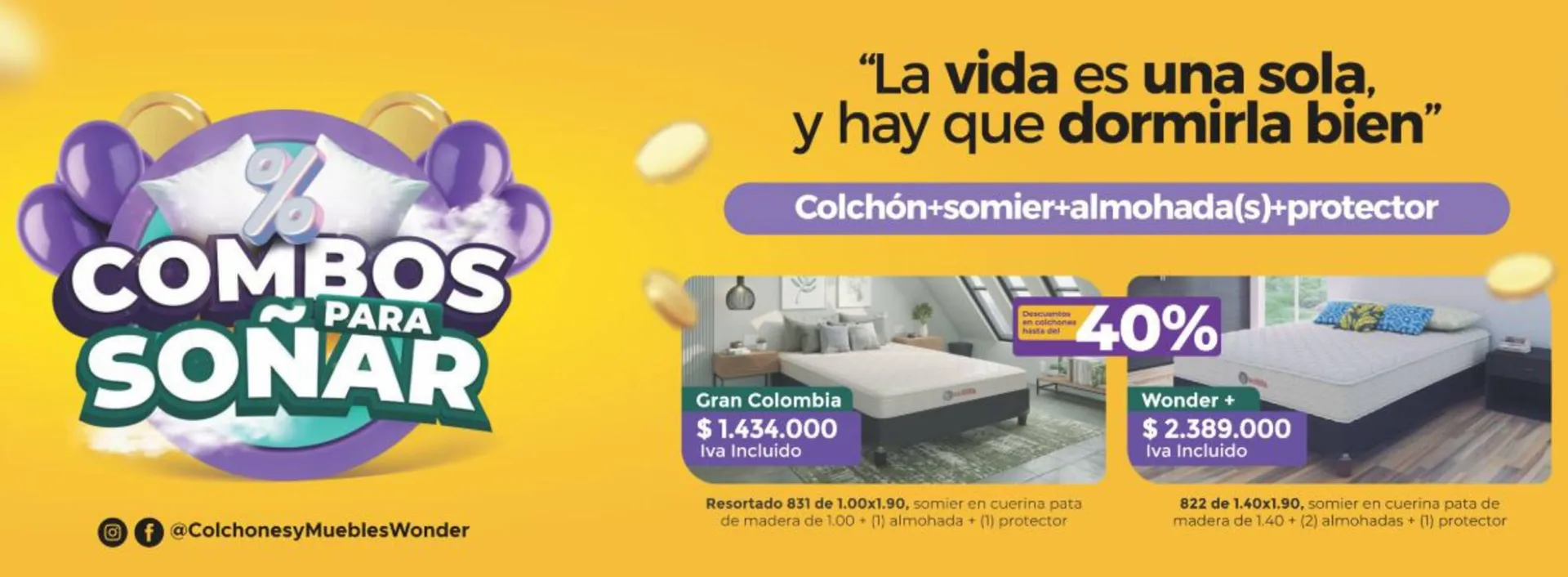 Catálogo Colchones Wonder - 1