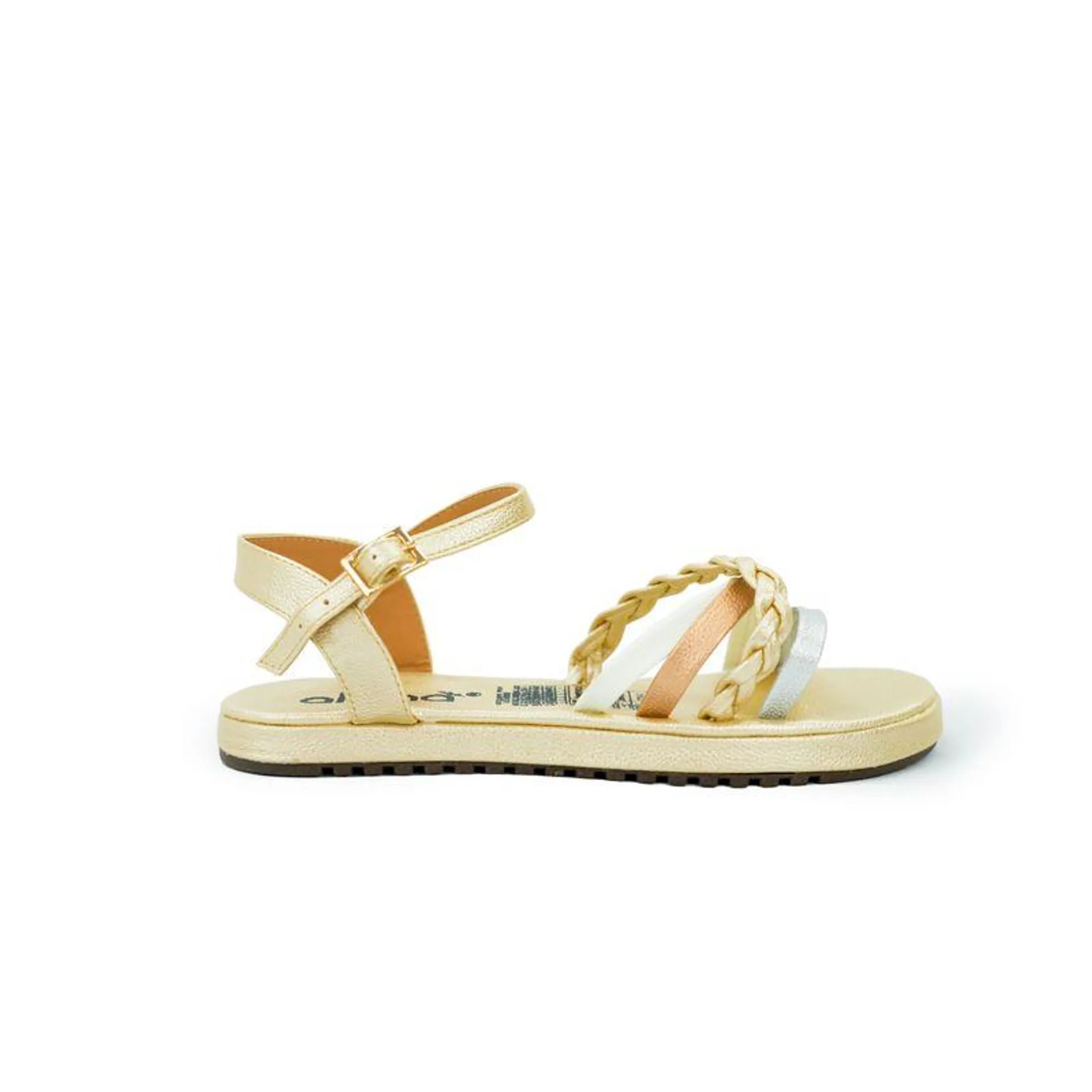 SANDALIAS DORADO ALOHA MUJER