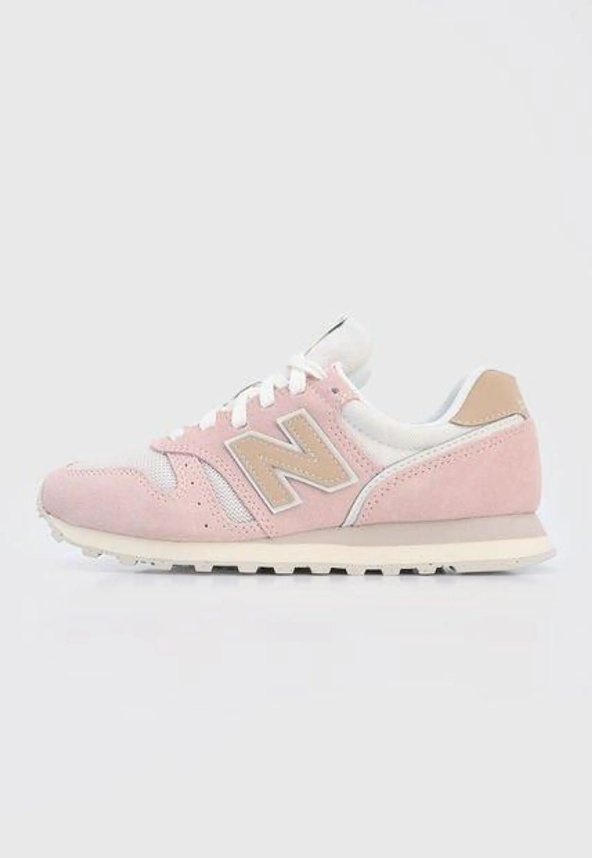 Tenis Lifestyle Rosa-Blanco-Beige New Balance 373