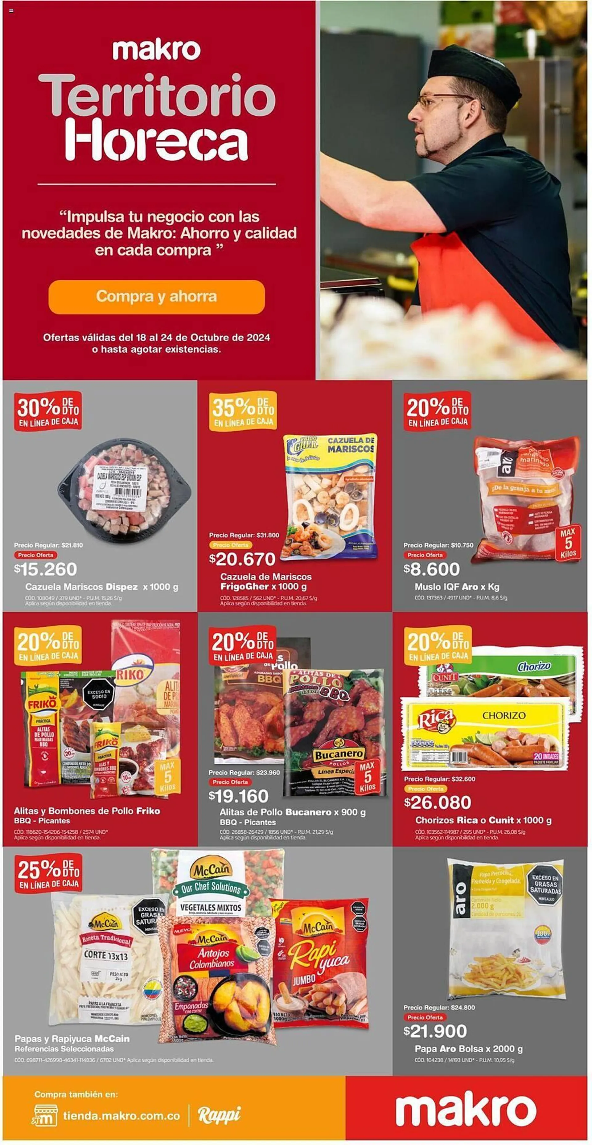 Catalogo de Catálogo Makro 18 de octubre al 24 de octubre 2024 - Pag 1