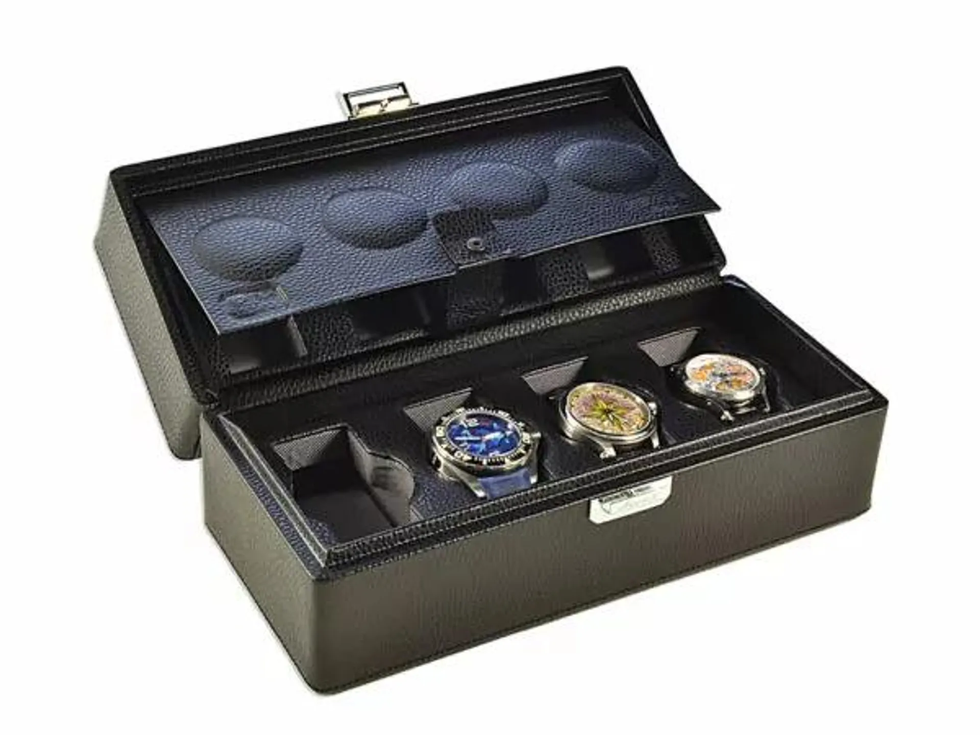 Estuche de 8 relojes Scatola del Tempo 8B OS XXL Negro