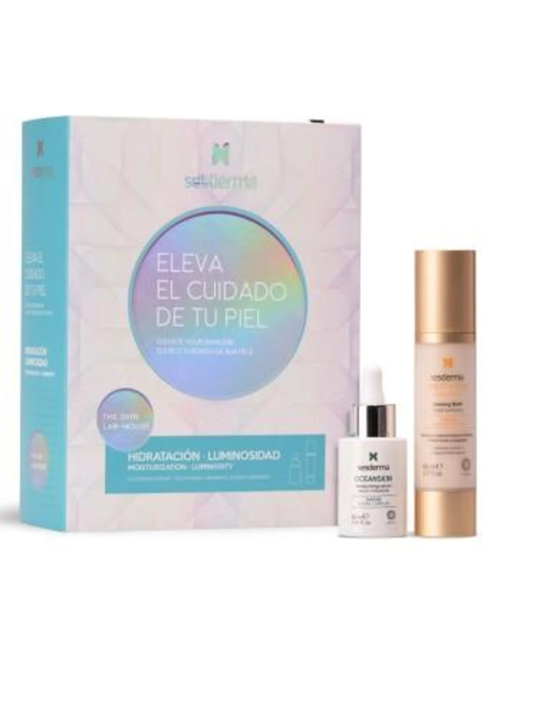 Kit Hidratacion + Luminosidad (Oceanskin Serum x 30ml + Sesvitamin Fluido Luminoso x 50ml)