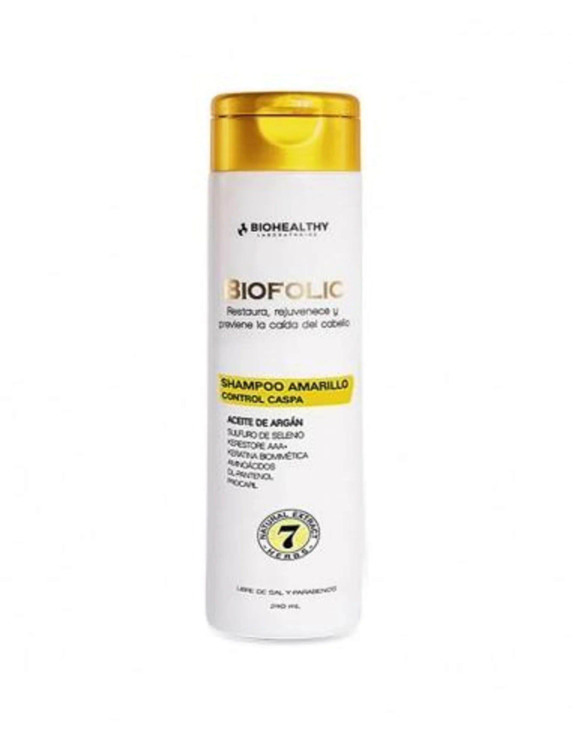 Biofolic Champú Control Caspa Amarillo X 240 ML