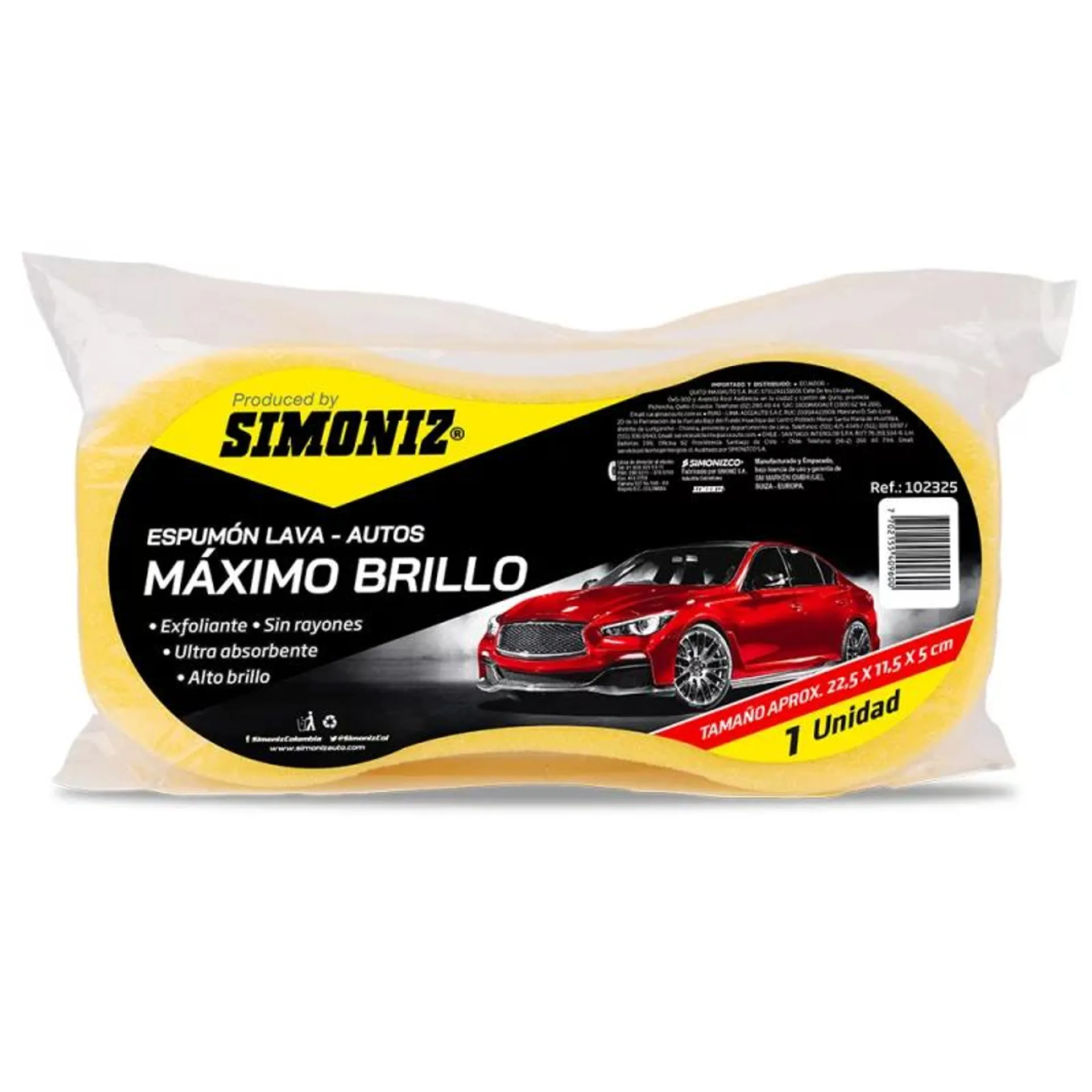 Espumon Lava Autos Simoniz x 1 und