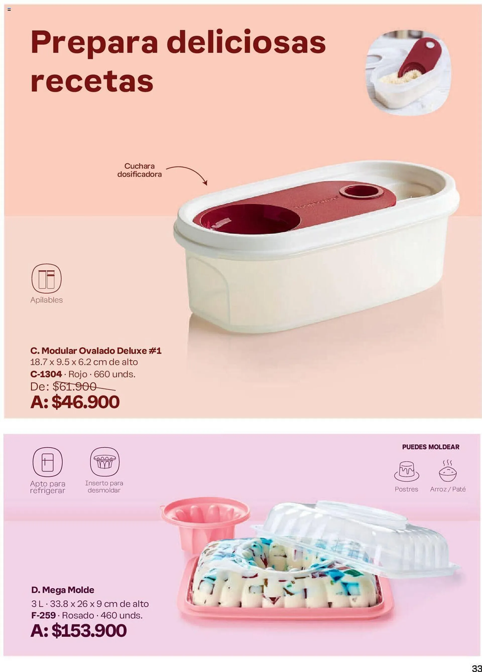 Catalogo de Catálogo Tupperware 14 de junio al 11 de julio 2024 - Pag 33