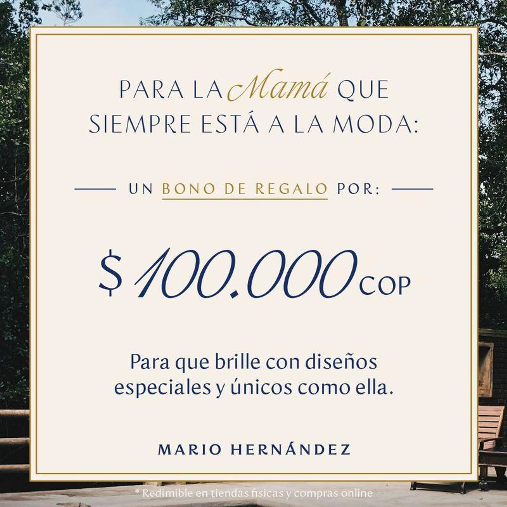 Bono Regalo MH 100.000 MARIO HERNÁNDEZ
