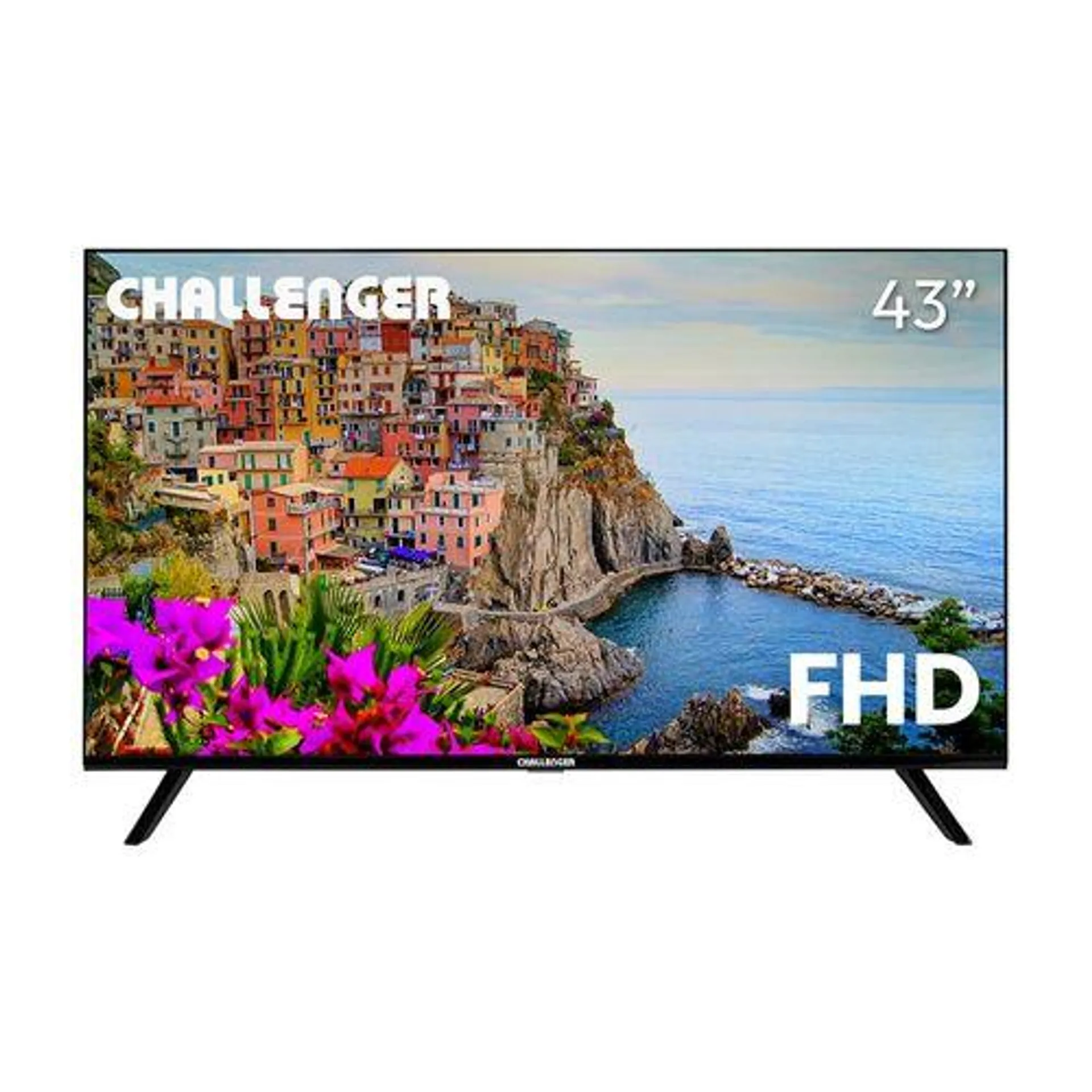 Televisor LED 43" Full HD con Google TV, Control por Voz y Chromecast. Incluye soporte de pared - LED 43TG79 BT GOOGLE T2