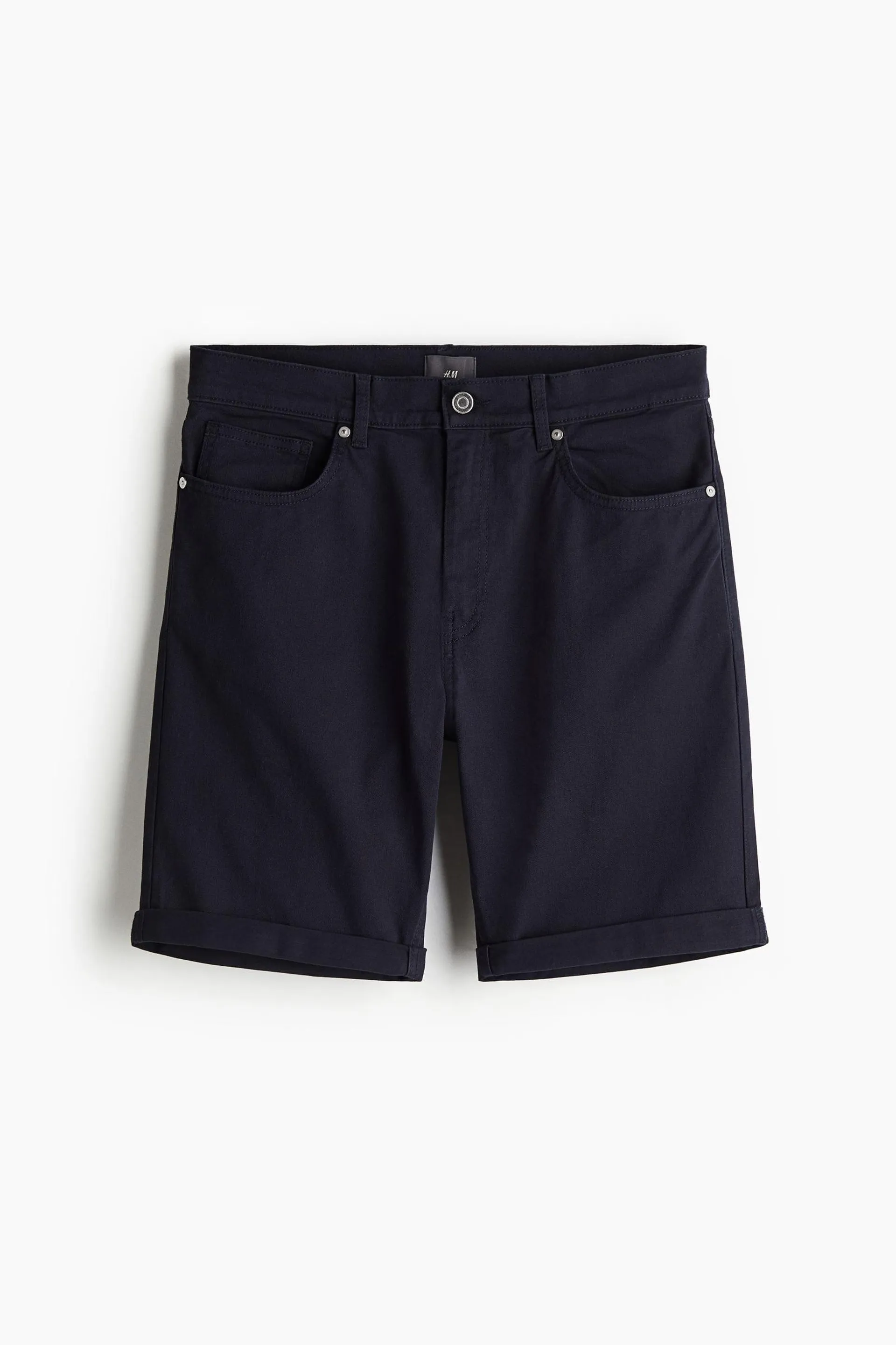 Shorts Slim Fit en sarga de algodón - H&M Colombia | Moda online, ropa de Mujer, Hombre, Bebé y  Niños | H&M CO